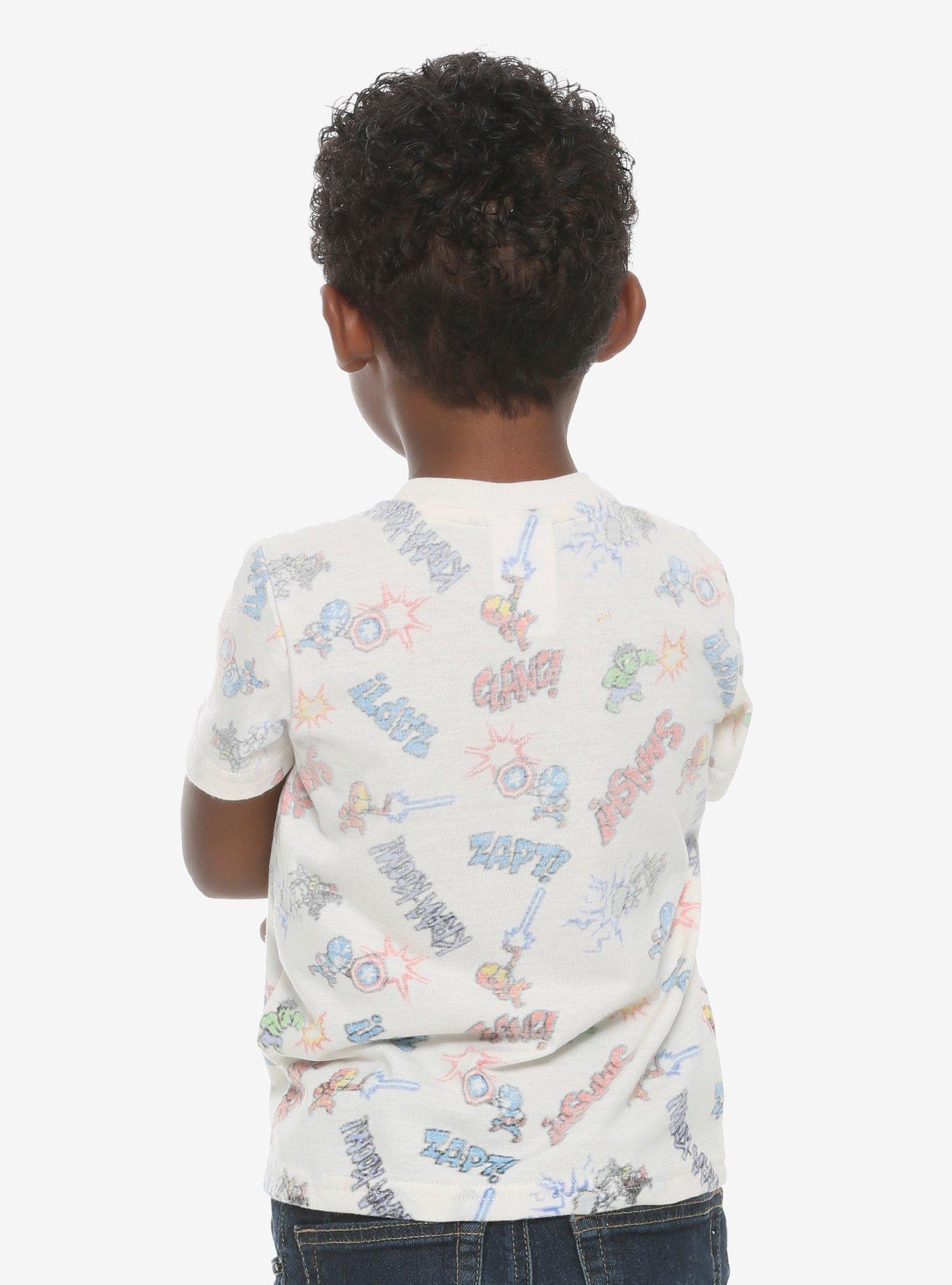 Marvel 8-Bit Logo Toddler T-Shirt, , alternate