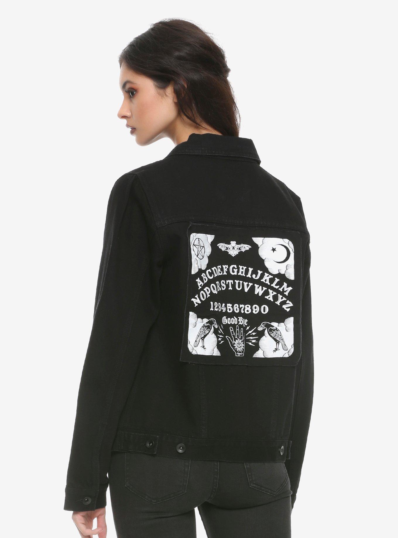 Bad Vibes Girls Denim Jacket, , alternate