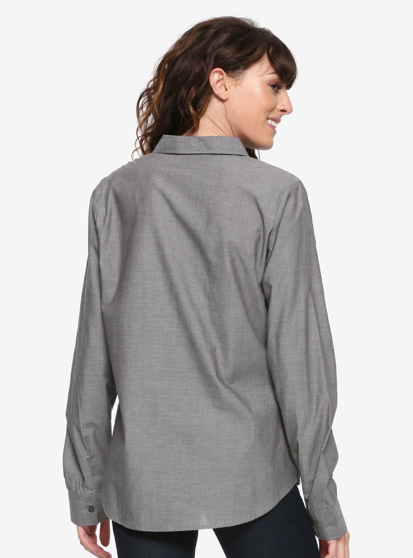 Harry Potter Up to No Good Women's Woven Button-Up - BoxLunch Exclusive, , alternate