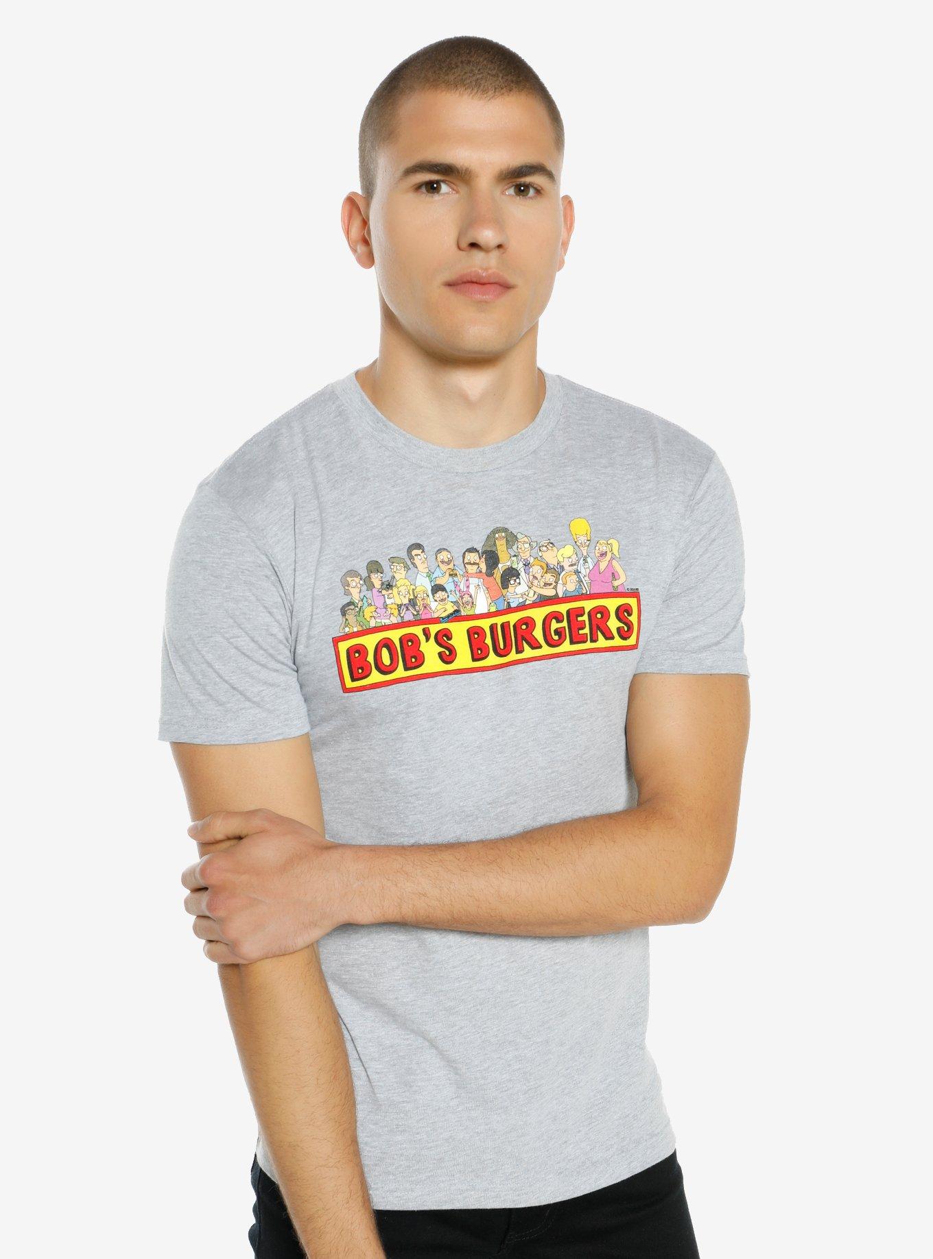 Bob's Burgers Characters Logo T-Shirt, , alternate