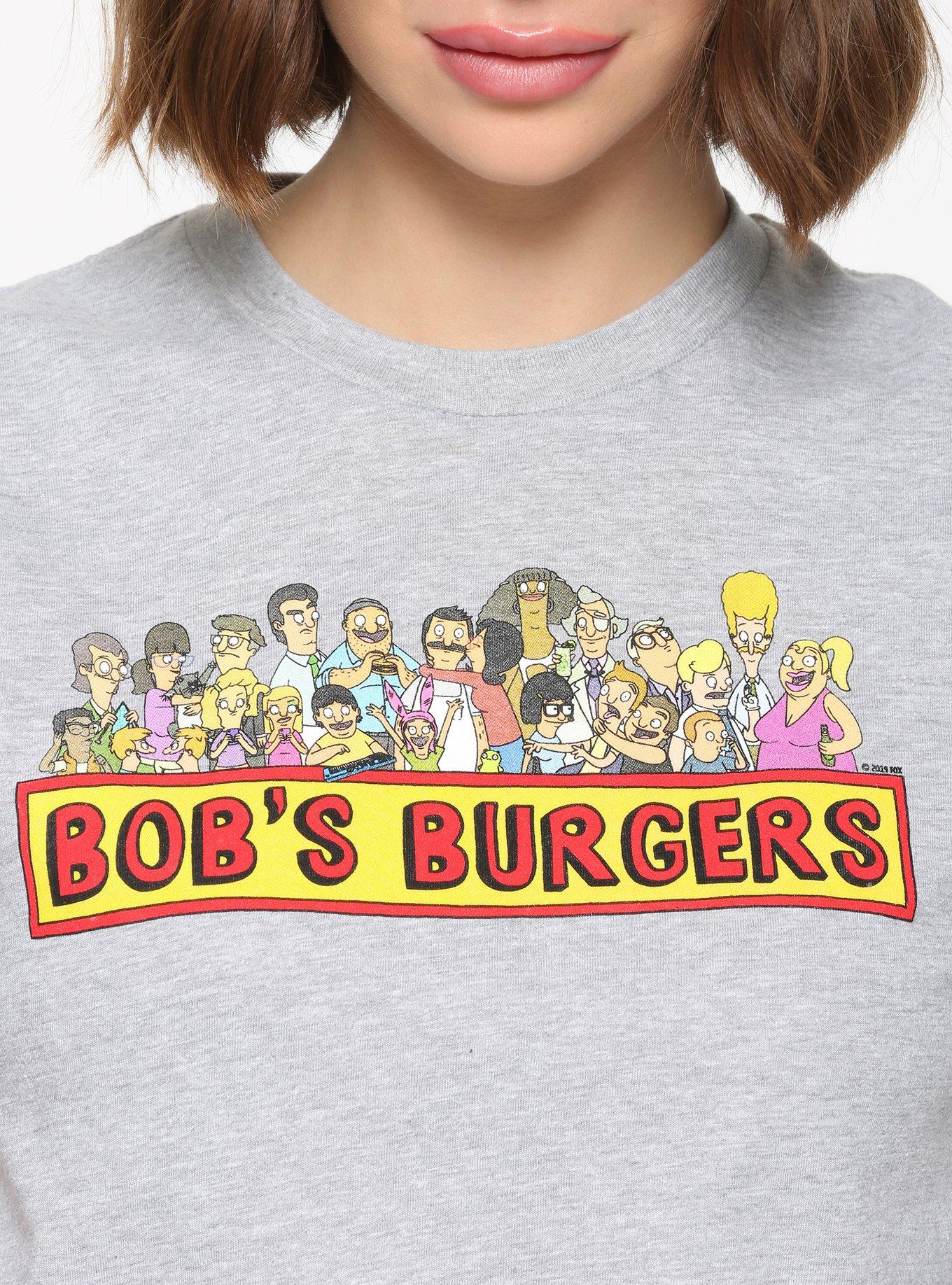 Bob's Burgers Characters Logo T-Shirt, , alternate
