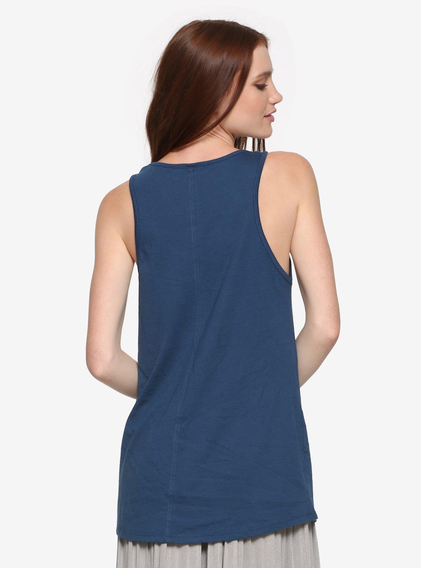 Disney The Little Mermaid Waves Womens Tank Top - BoxLunch Exclusive, , alternate