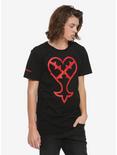 Heartless Heart T-Shirt, RED, alternate