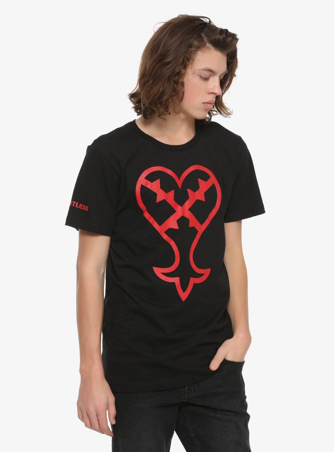Heartless Heart T-Shirt, RED, alternate
