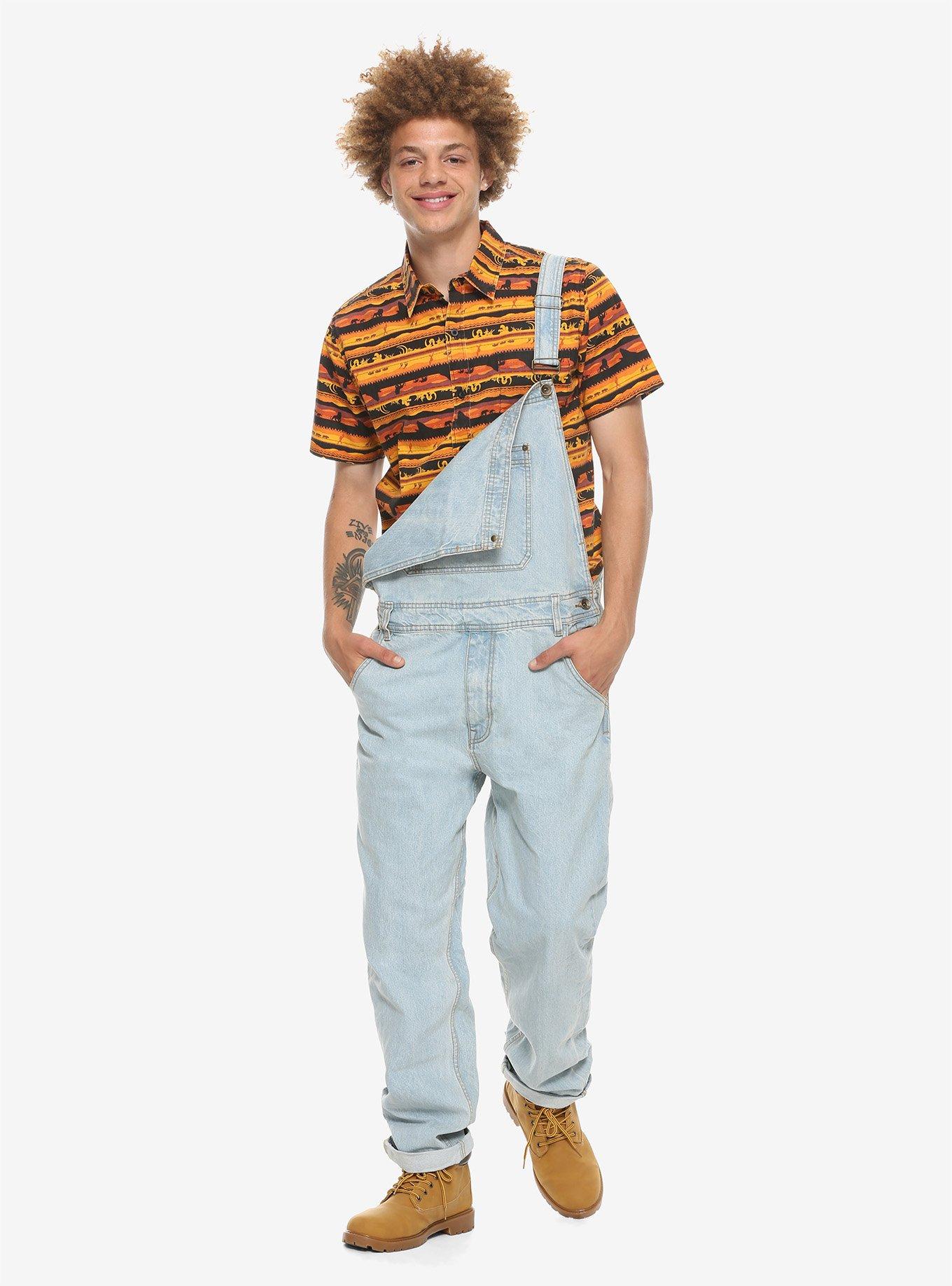Our Universe Disney The Lion King Silhouette Woven Button-Up, , hi-res