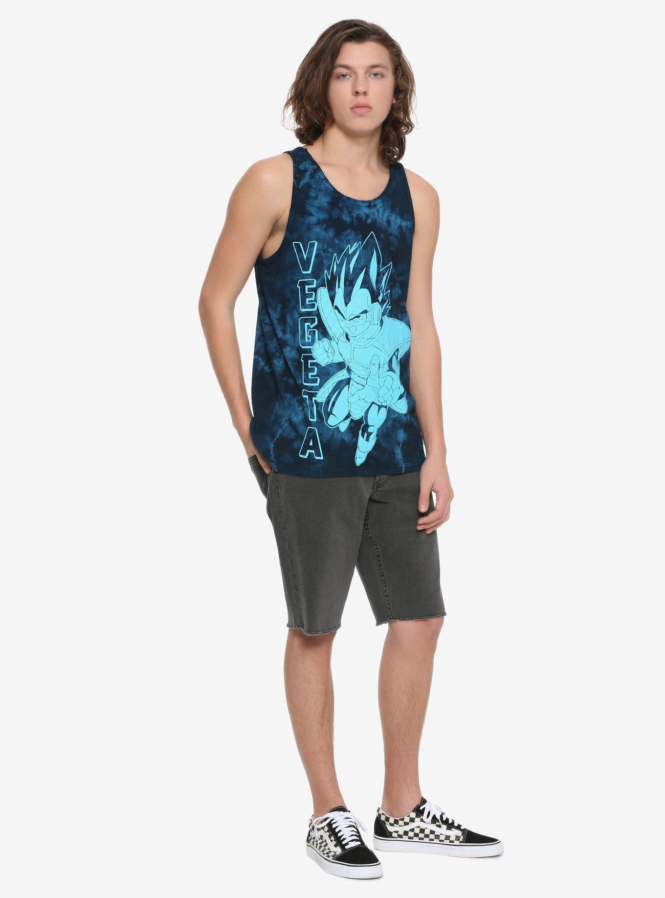 Dragon Ball Z Vegeta Acid Wash Tank Top, , alternate