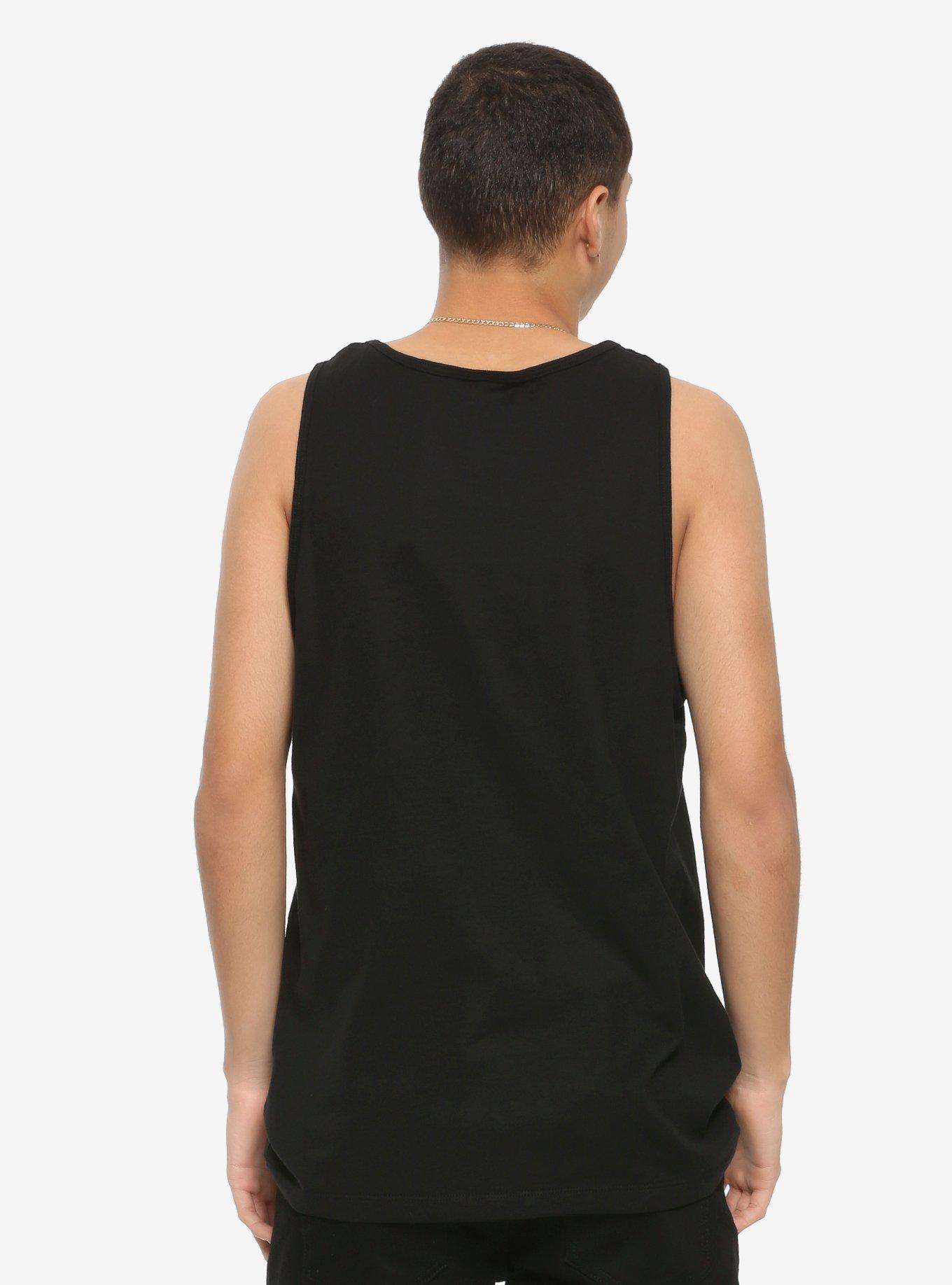 DC Comics Batman Logo Tank Top, BLACK, alternate