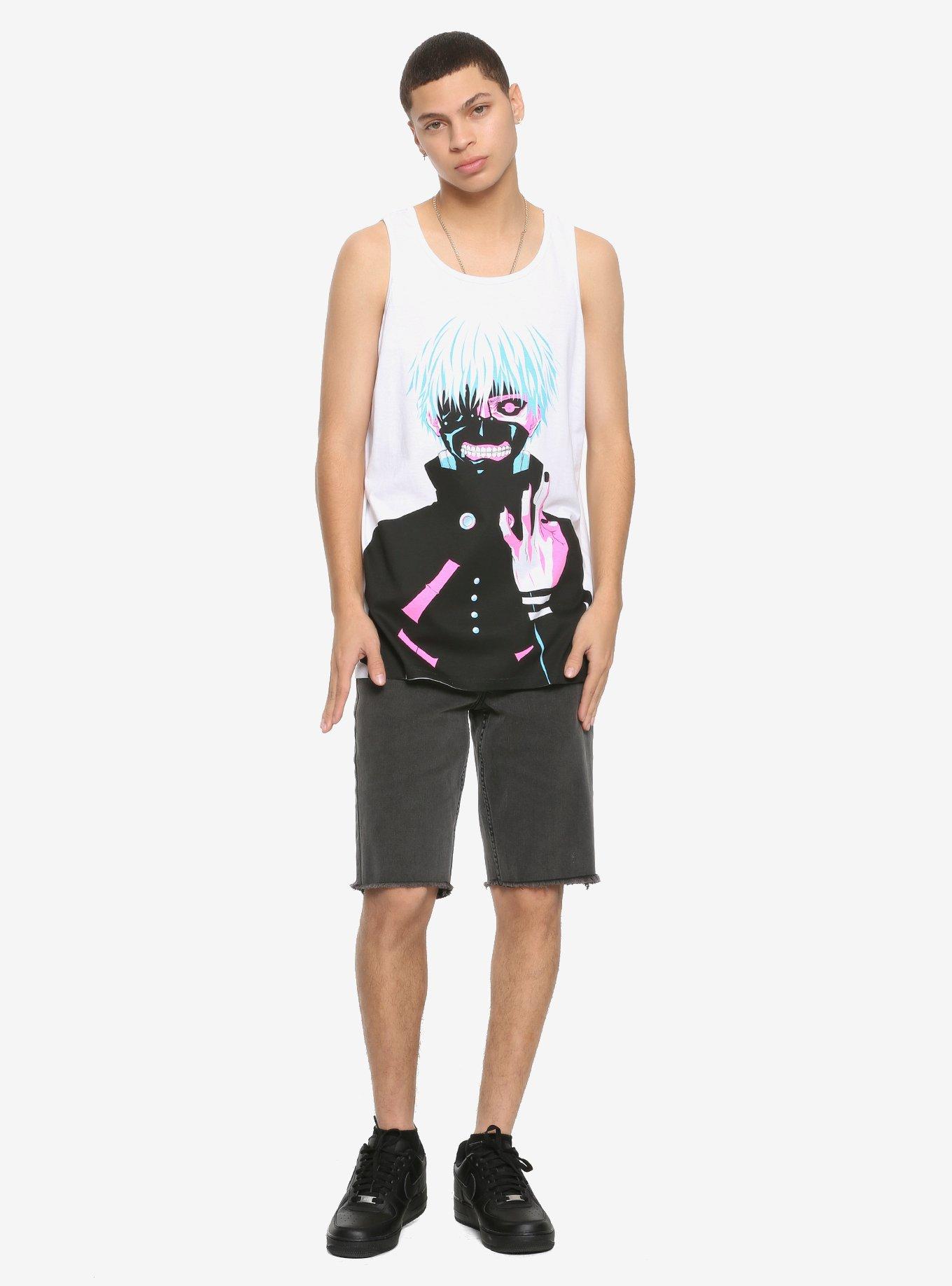 Tokyo Ghoul Neon Ken Kaneki Tank Top, , alternate