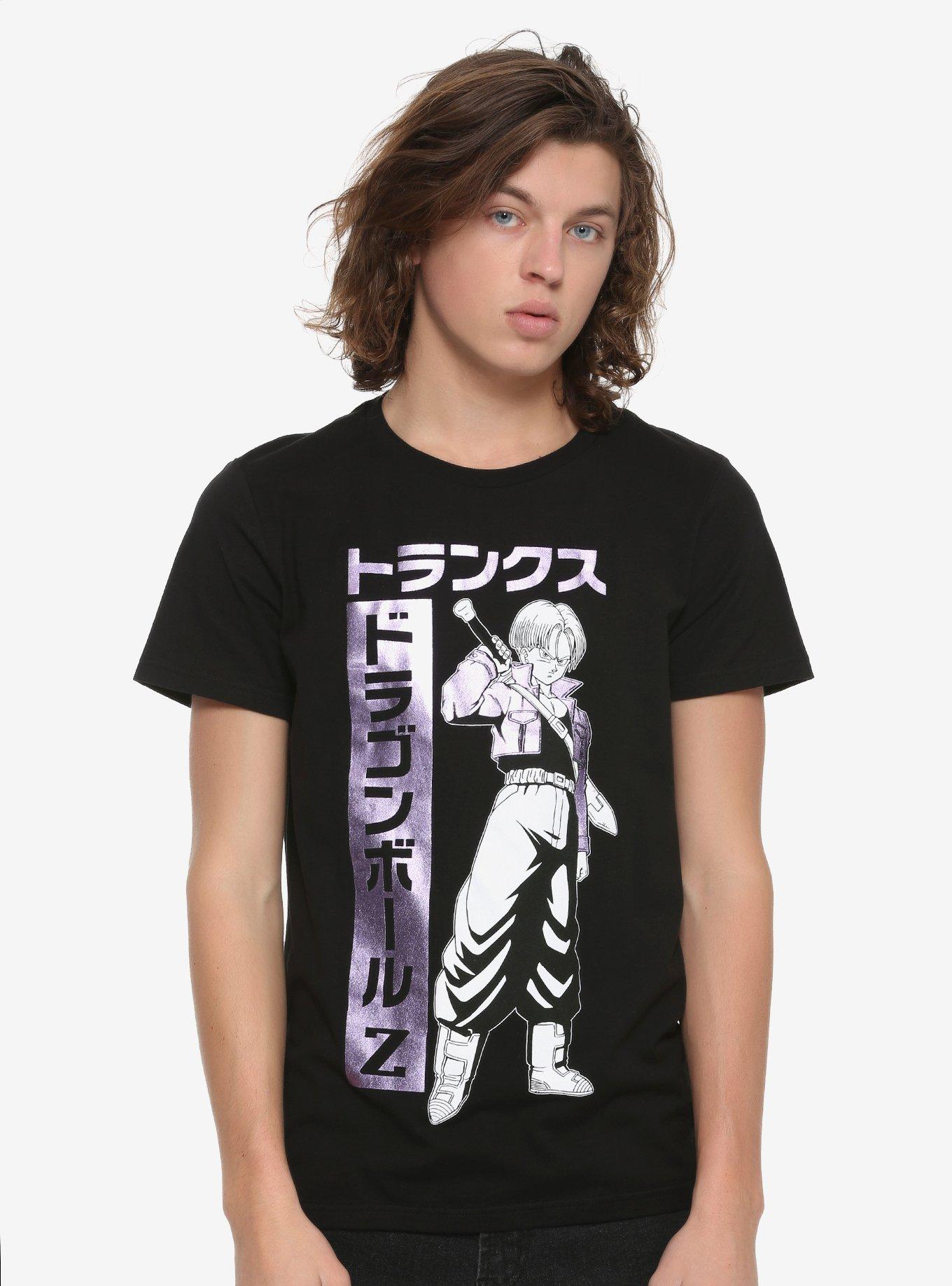 Dragon Ball Z Future Trunks Purple Foil T-Shirt, MULTI, alternate