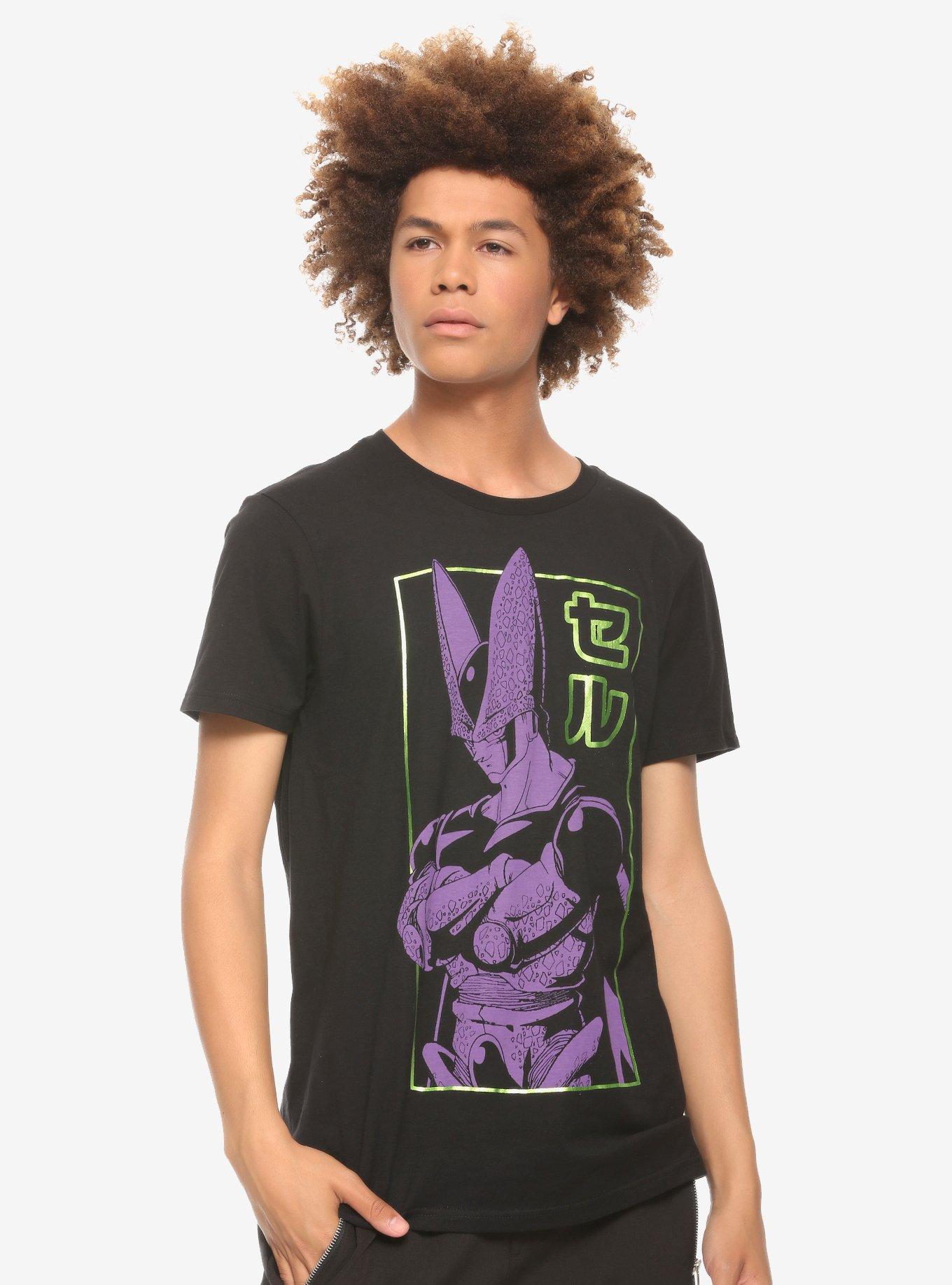 Dragon Ball Z Cell Green Foil T-Shirt, MULTI, alternate