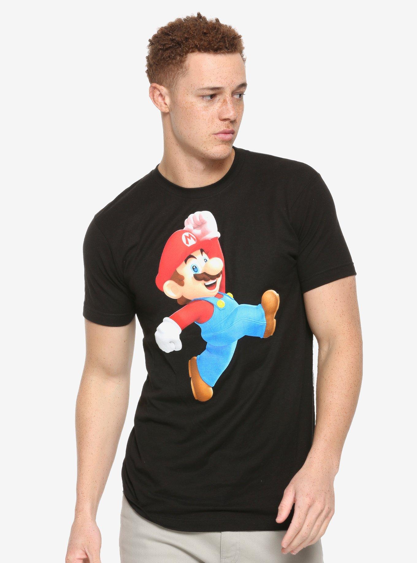 New Super Mario Bros. U Mario T-Shirt Hot Topic Exclusive, , alternate