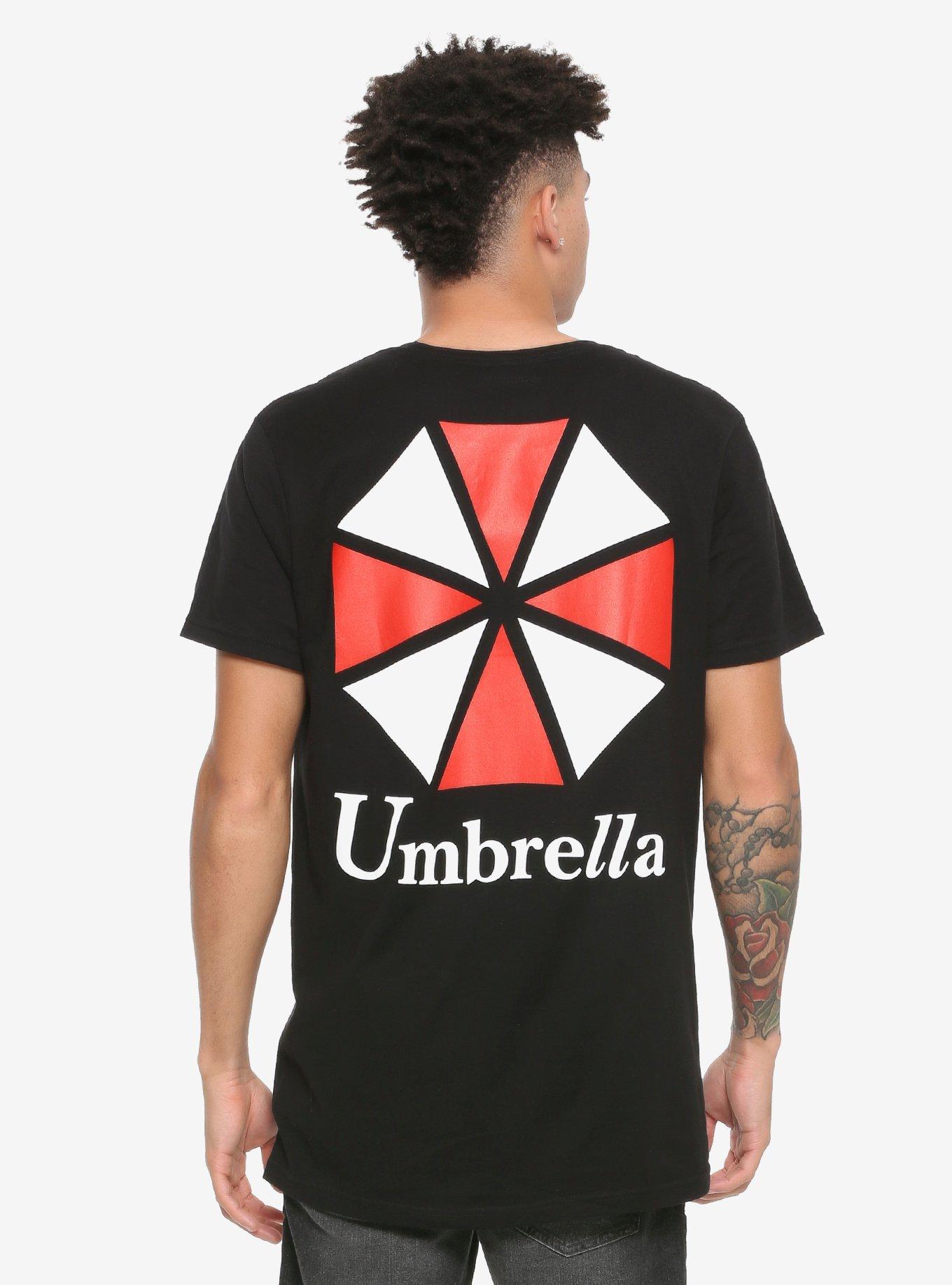 Resident Evil 2 Umbrella Corporation T-Shirt, RED, alternate