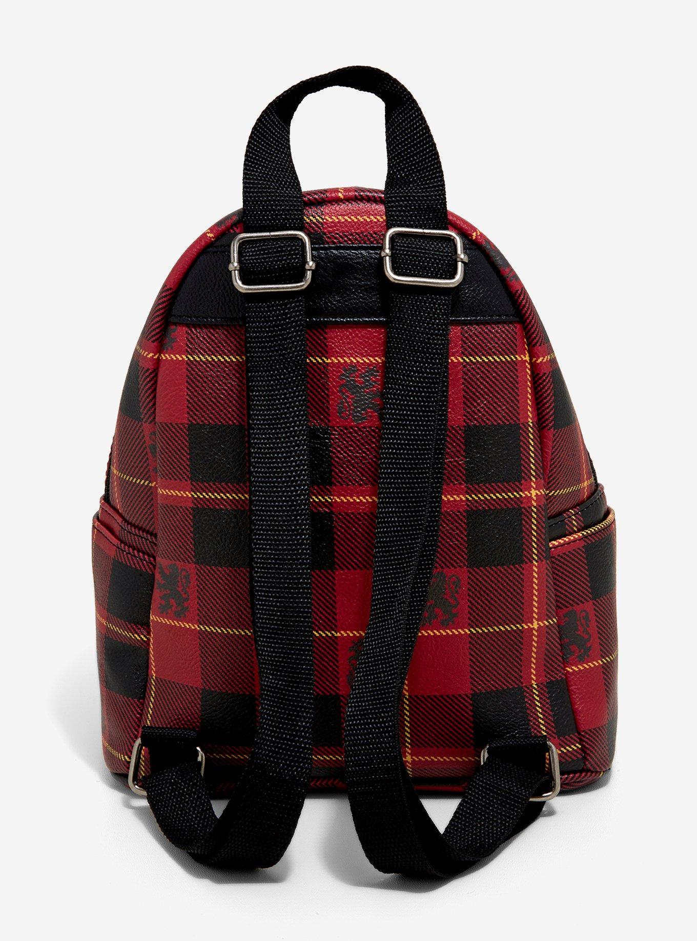 BEMS  HARRY POTTER - Gryffindor - Mini Plaid Backpack '25x25cm