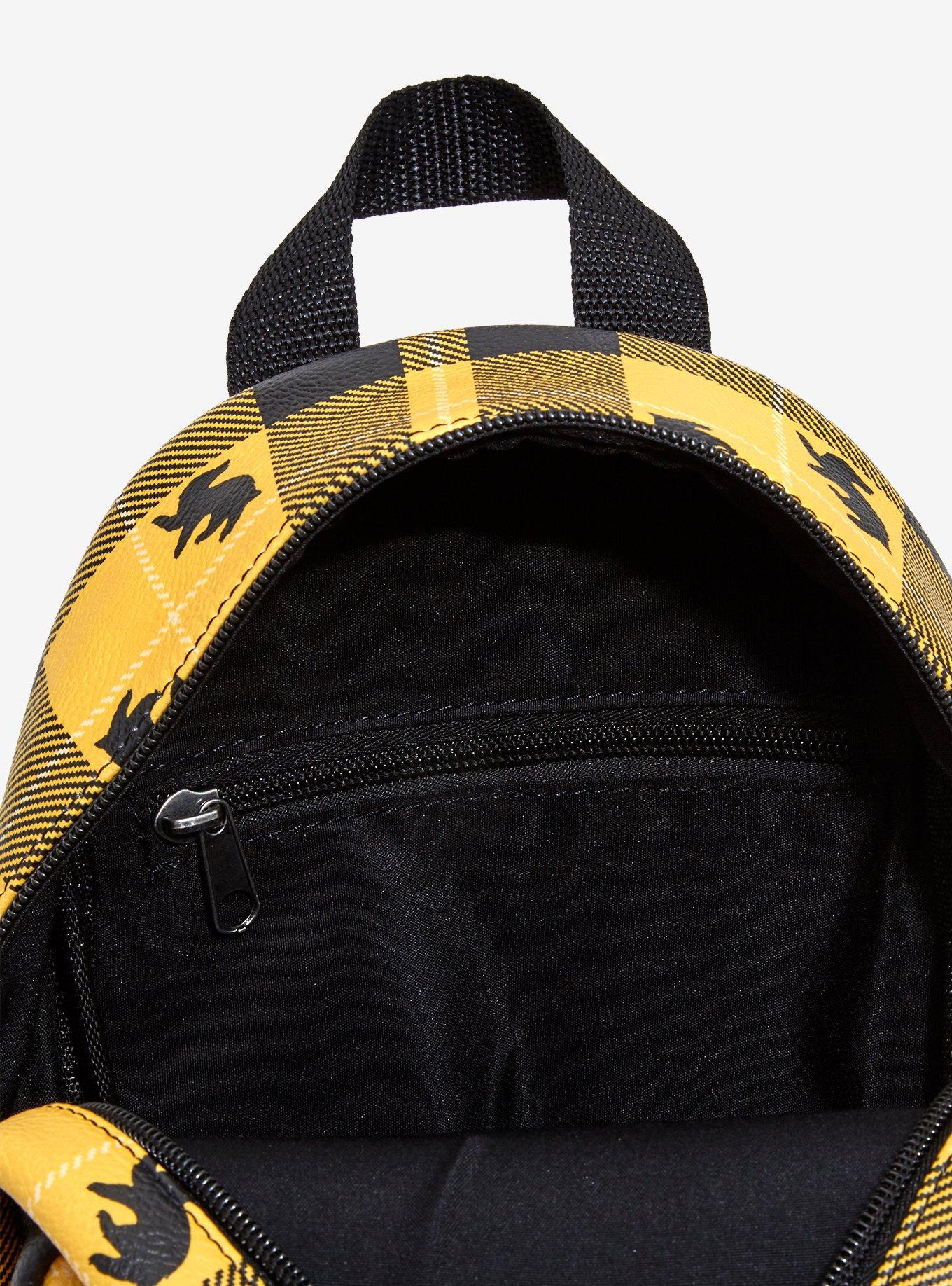 Loungefly Harry Potter Hufflepuff Plaid Mini Backpack, , alternate