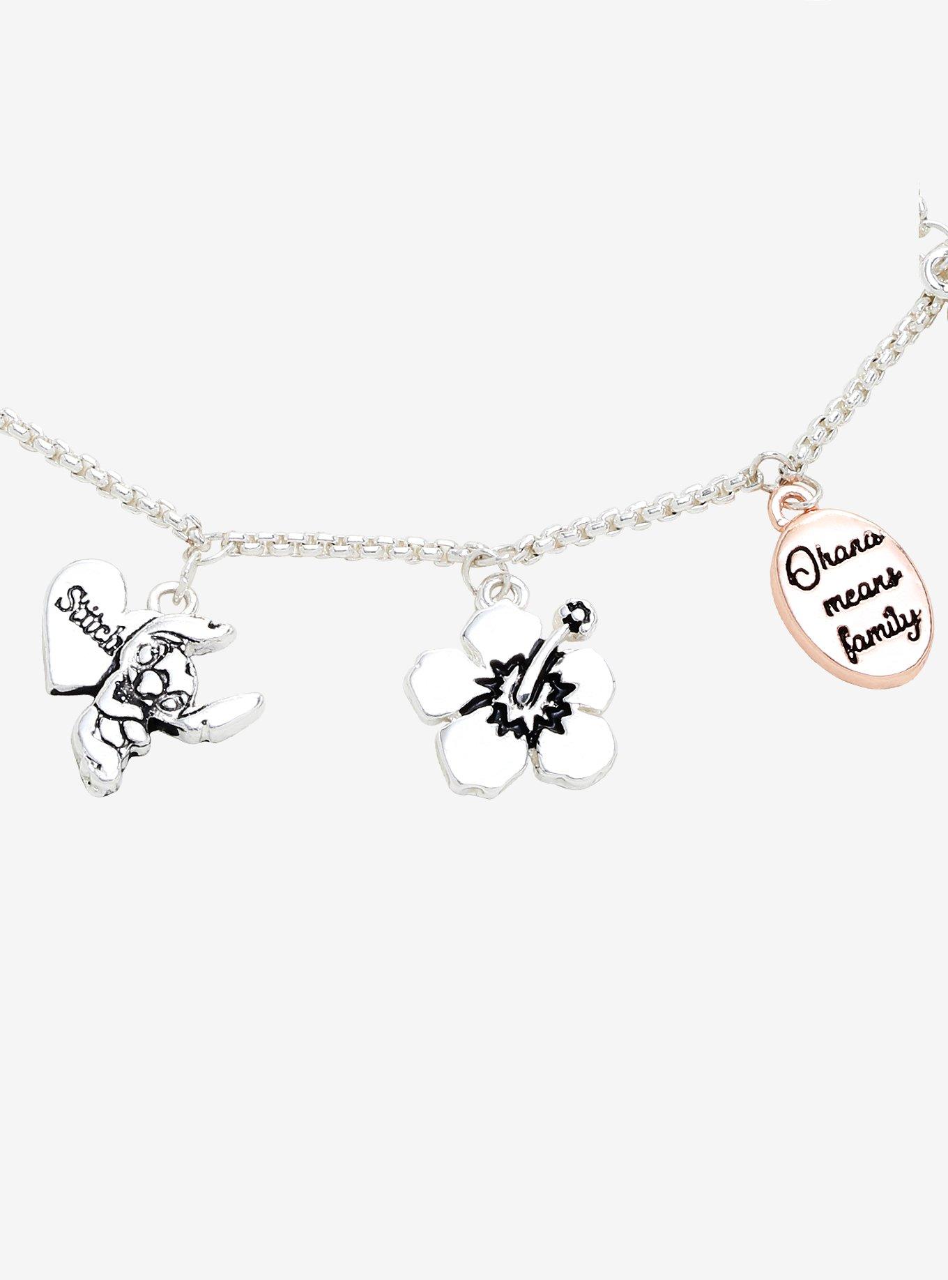 Disney Lilo & Stitch Charm Bracelet - BoxLunch Exclusive, , alternate
