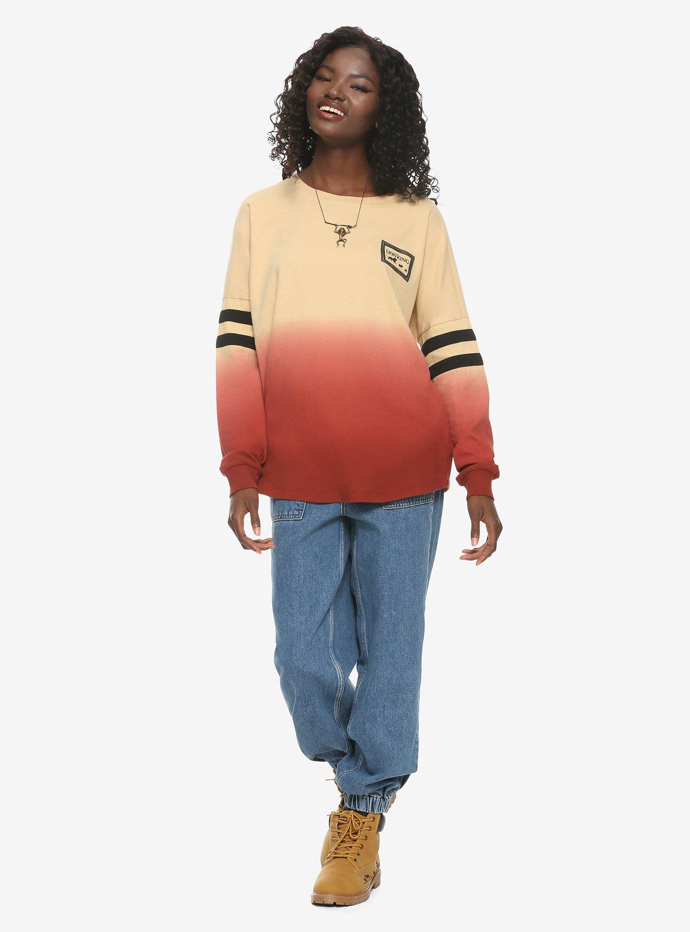 Her Universe Disney The Lion King Tan Orange Ombre Long-Sleeve Athletic Jersey, , alternate