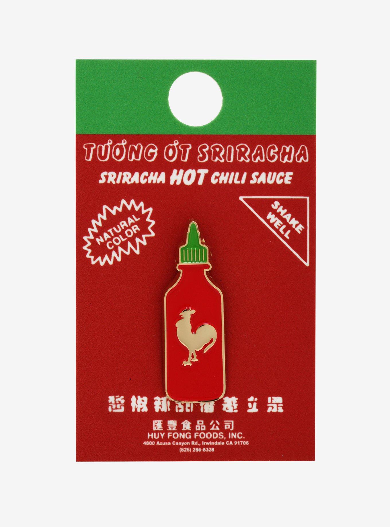 Sriracha Hot Sauce Enamel Pin, , alternate
