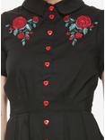 Hell Bunny Rose Embroidered Dress, , alternate
