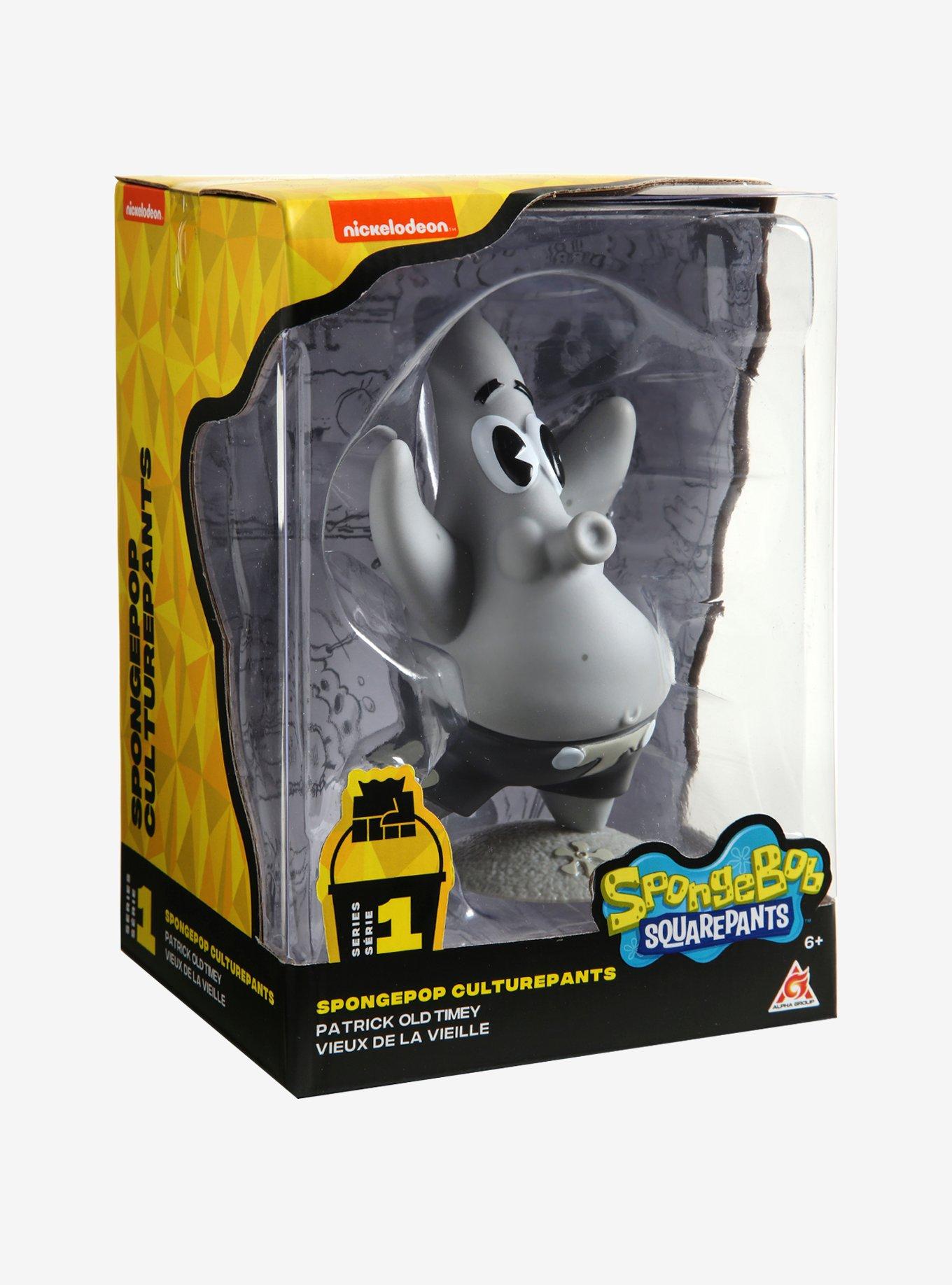 SpongeBob SquarePants Patrick Star Old Timey Black & White Vinyl Figure, , alternate