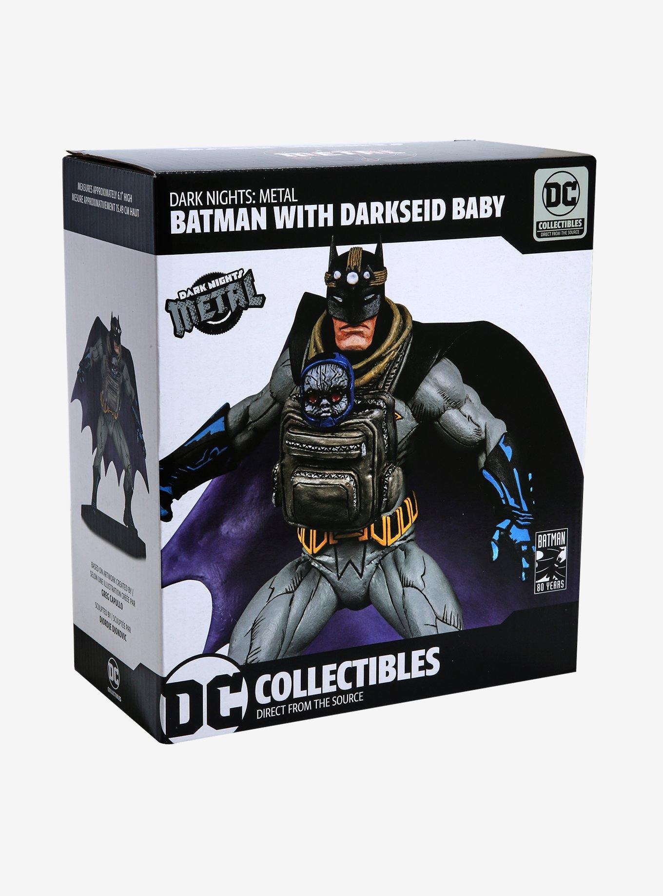 DC Comics Dark Nights: Metal Batman With Baby Darkseid Limited Edition Statue, , alternate