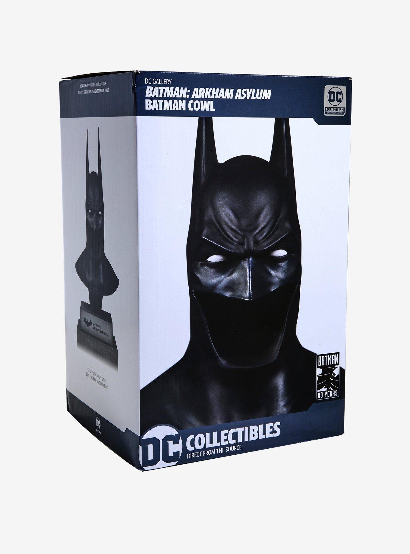 DC Comics DC Gallery Batman: Arkham Asylum Cowl 1/2 Scale Limited Edition Collectible Figure, , alternate