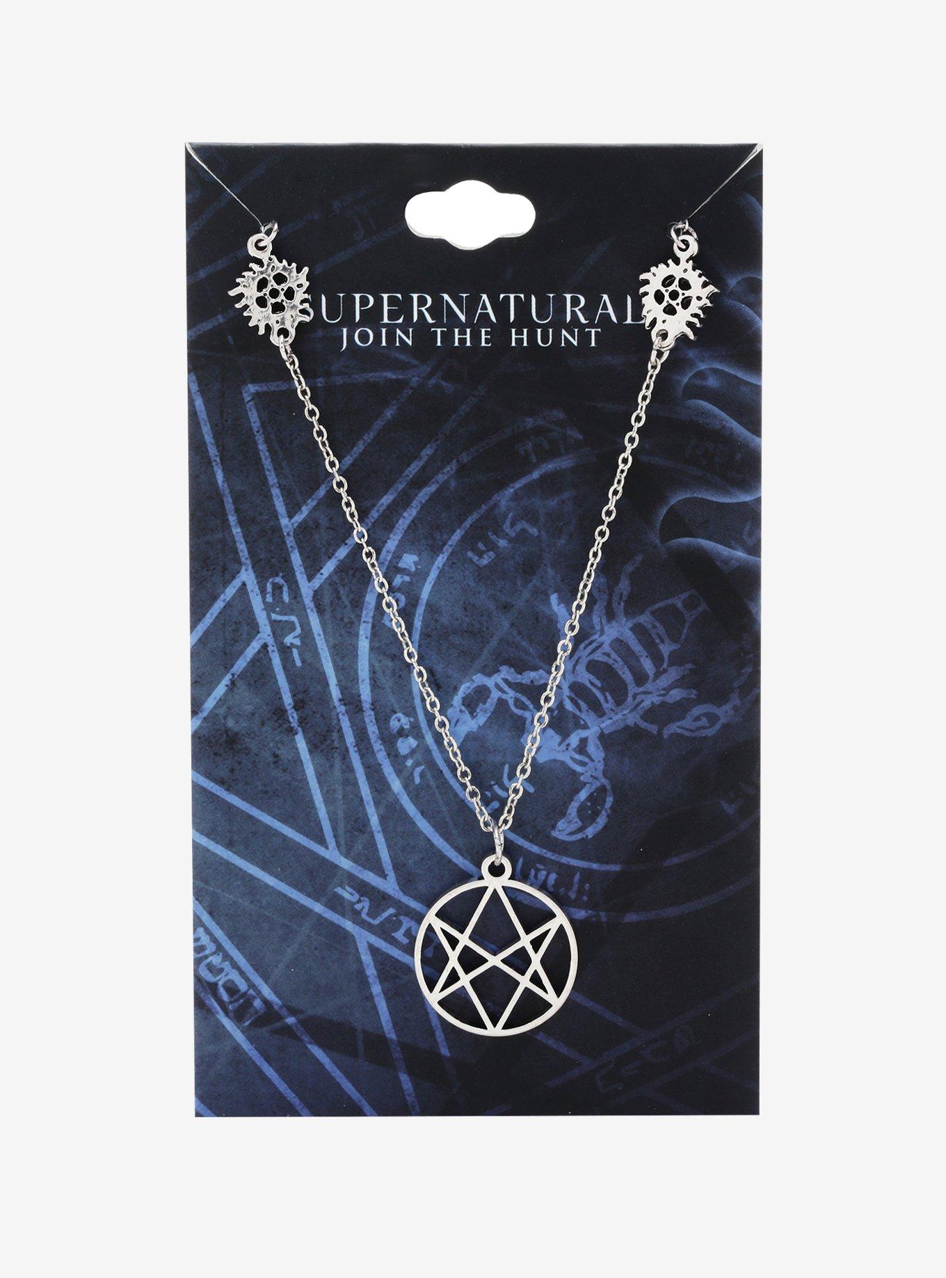 Supernatural Men Of Letters Aquarian Star Necklace, , alternate