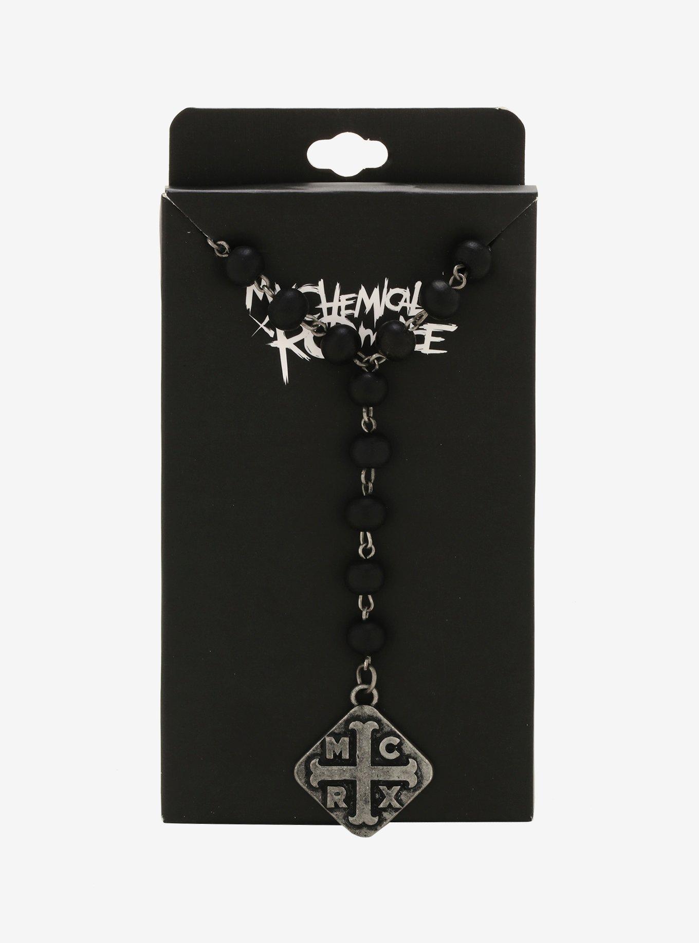 My Chemical Romance Rosary Pendant Necklace, , alternate