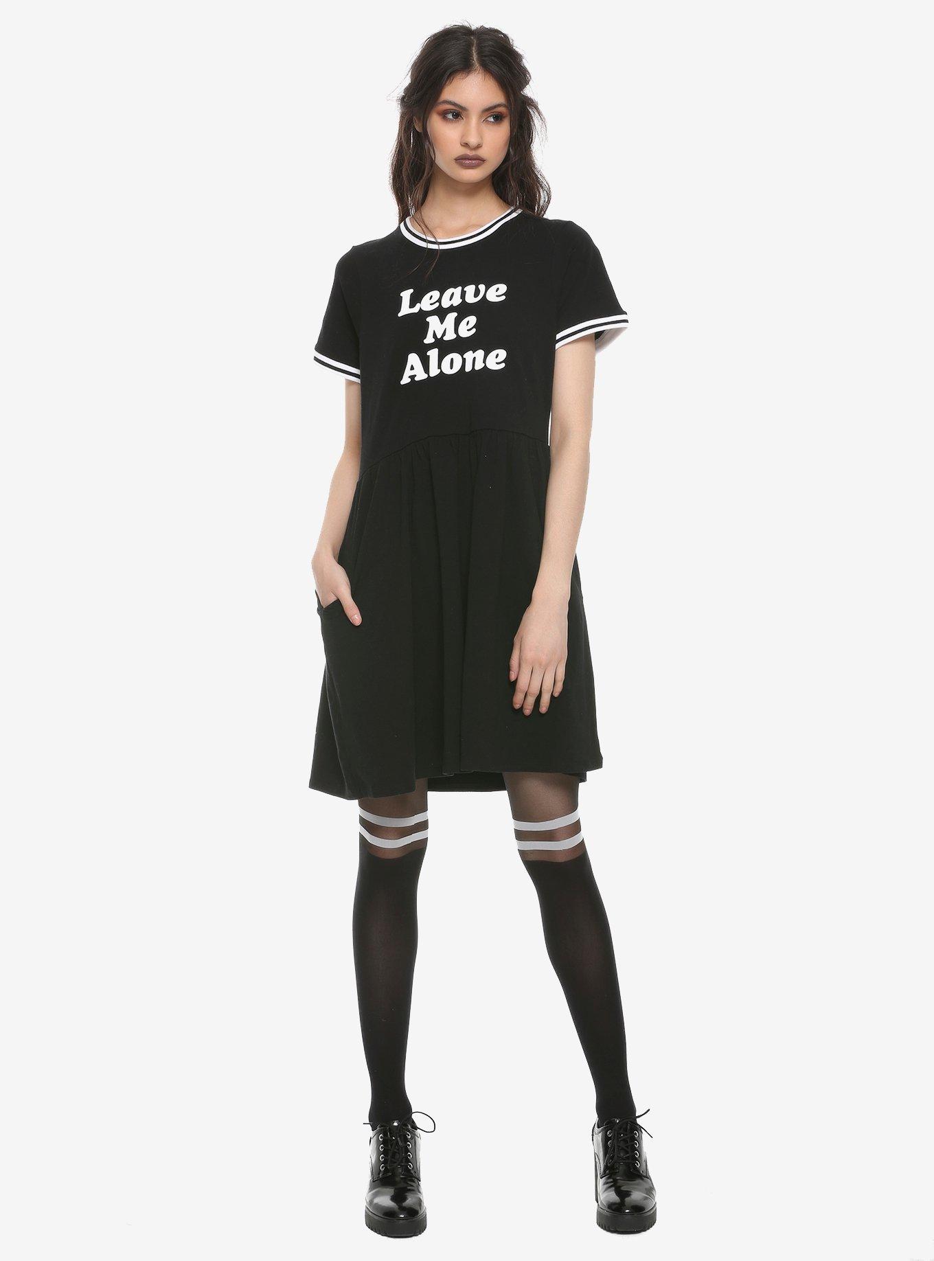 Leave Me Alone Ringer Dress, MULTI, alternate