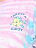 Disney The Little Mermaid I Am Not A Guppy Tie Dye Womens T-Shirt, , alternate