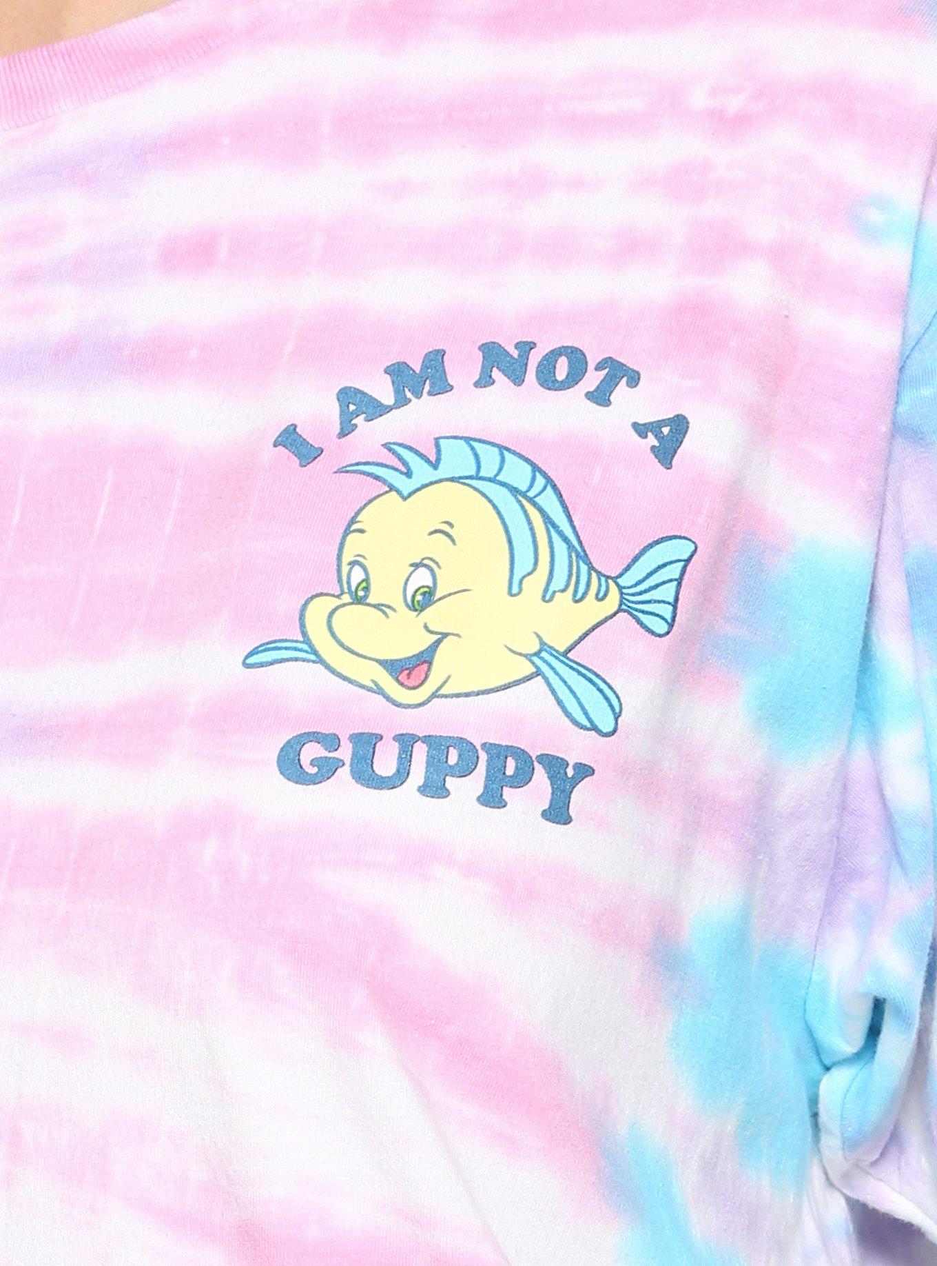 Disney The Little Mermaid I Am Not A Guppy Tie Dye Womens T-Shirt, , alternate