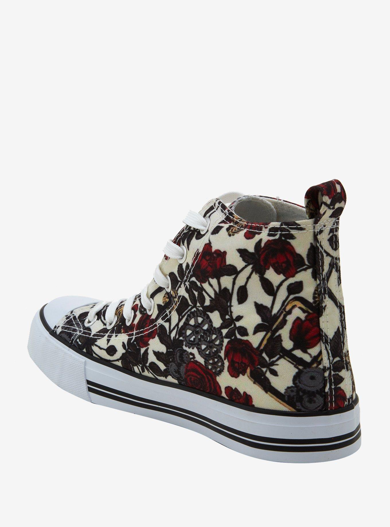 Roses & Machinery Hi-Top Sneakers, MULTI, alternate