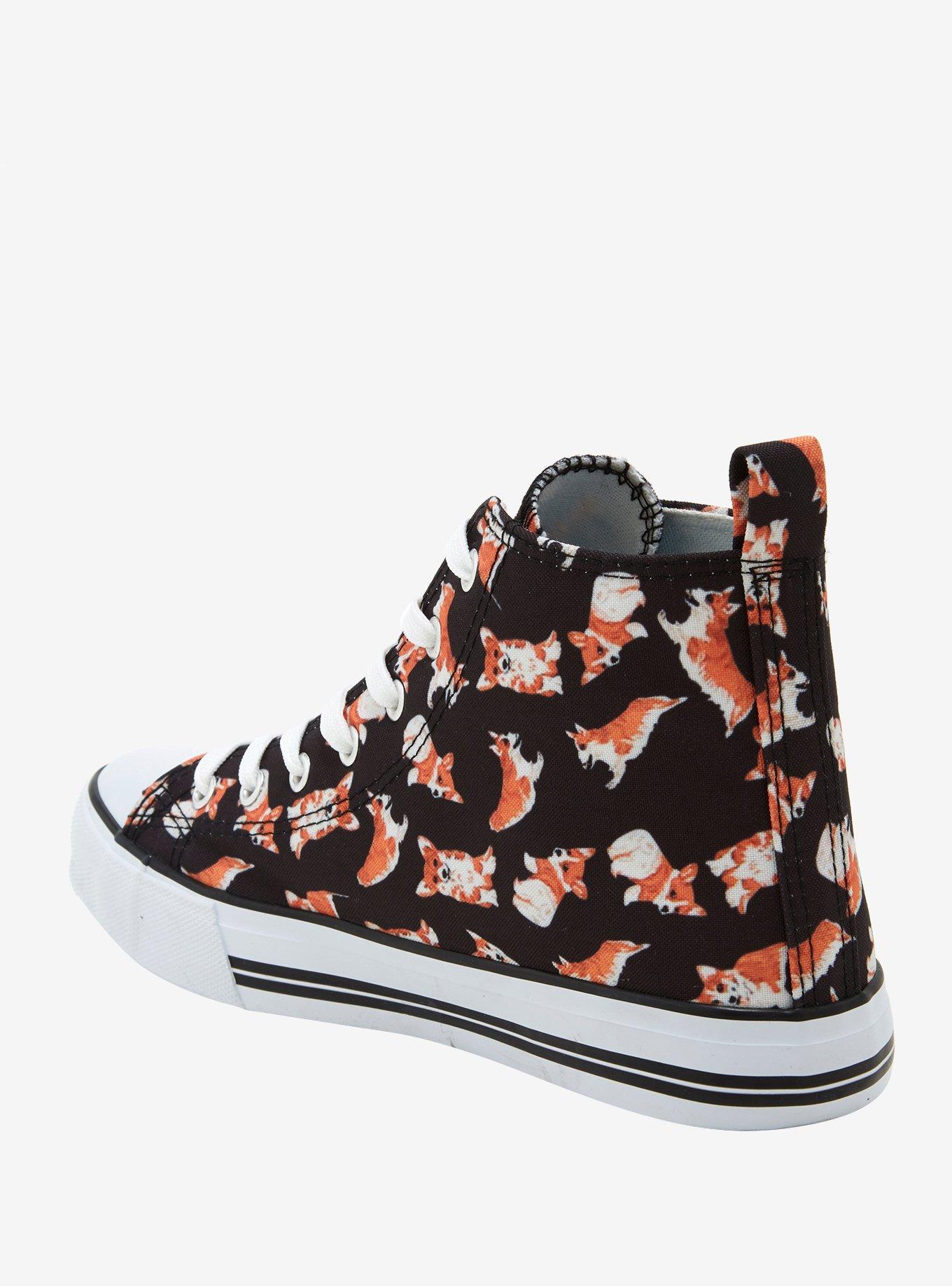 Corgi Butt Hi-Top Sneakers, MULTI, alternate