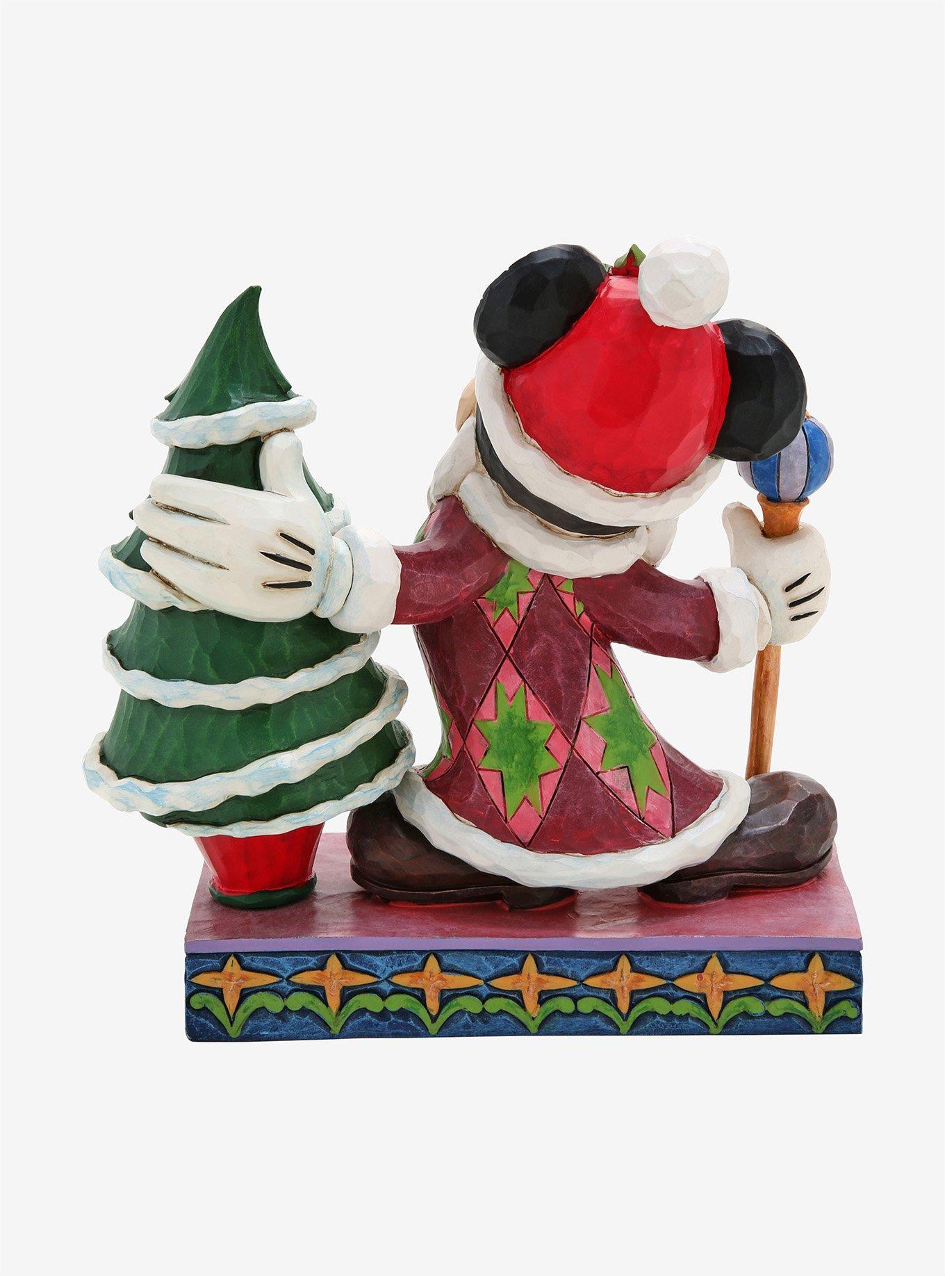 Disney Mickey Mouse Jim Shore Jolly Ol' St. Mick Resin Figurine, , alternate
