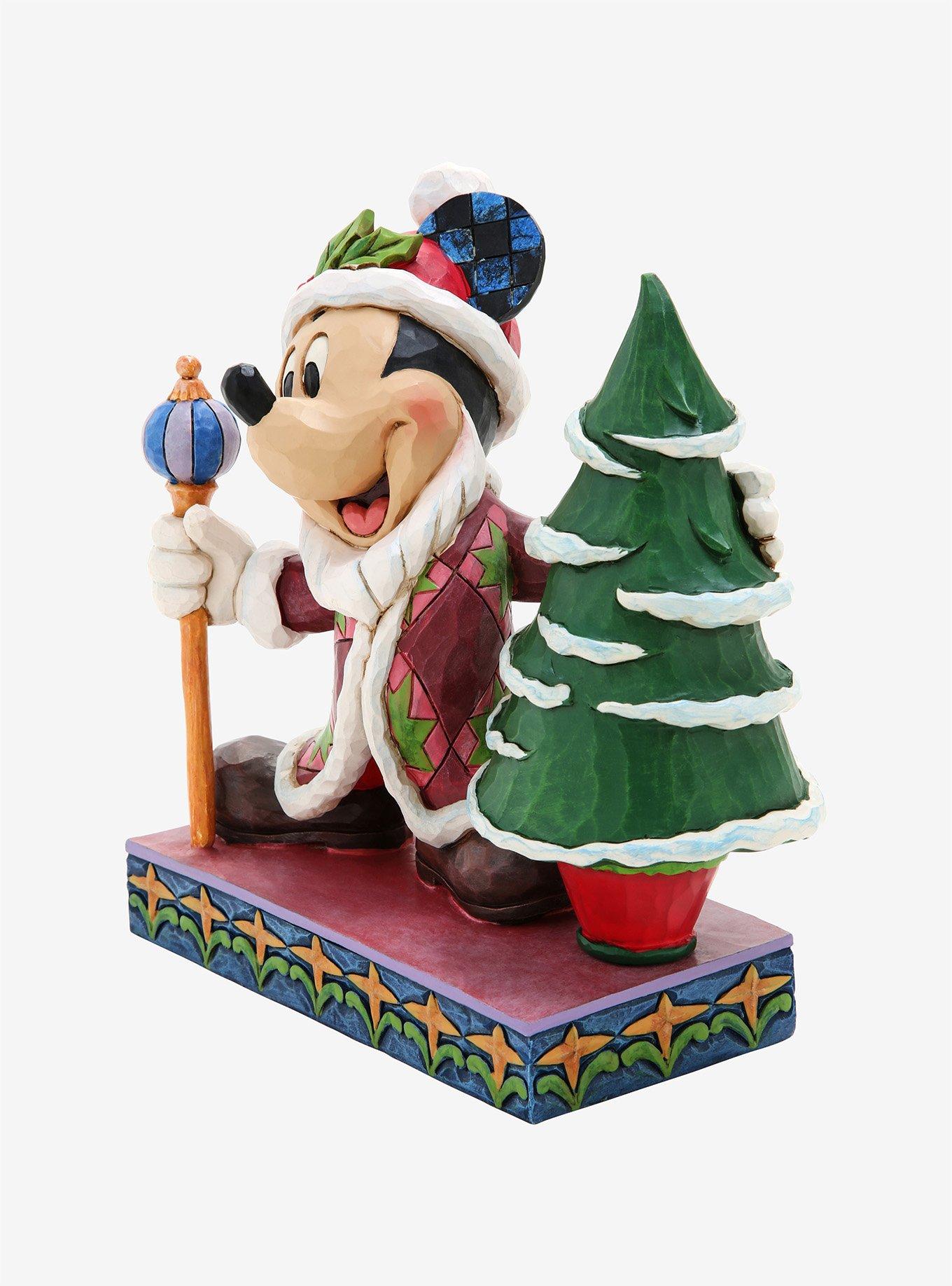Disney Mickey Mouse Jim Shore Jolly Ol' St. Mick Resin Figurine, , alternate