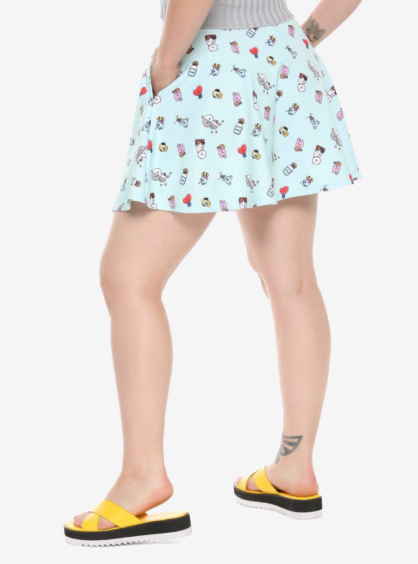 BT21 Icon Skater Skirt Hot Topic Exclusive, , alternate