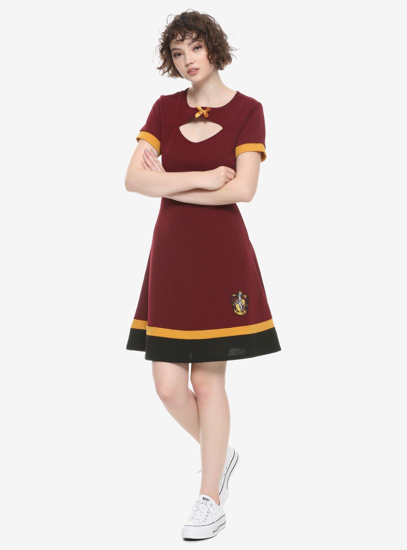 Harry Potter Gryffindor Color-Block Dress, MULTI, alternate