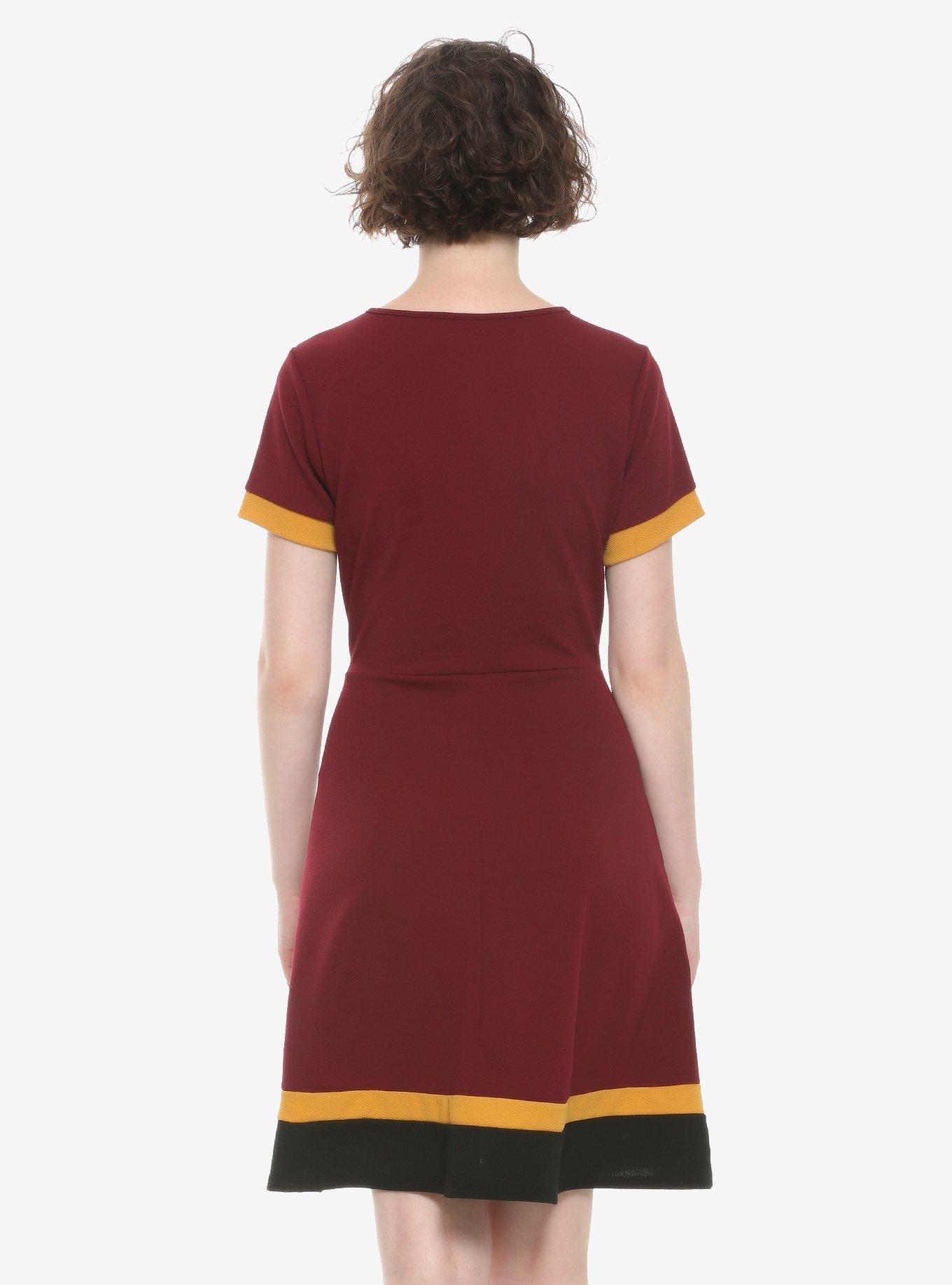 Harry Potter Gryffindor Color-Block Dress, MULTI, alternate