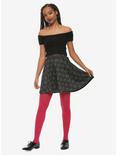 Black Cat Skater Skirt, MULTI, alternate
