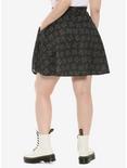 Black Cat Skater Skirt Plus Size, , alternate