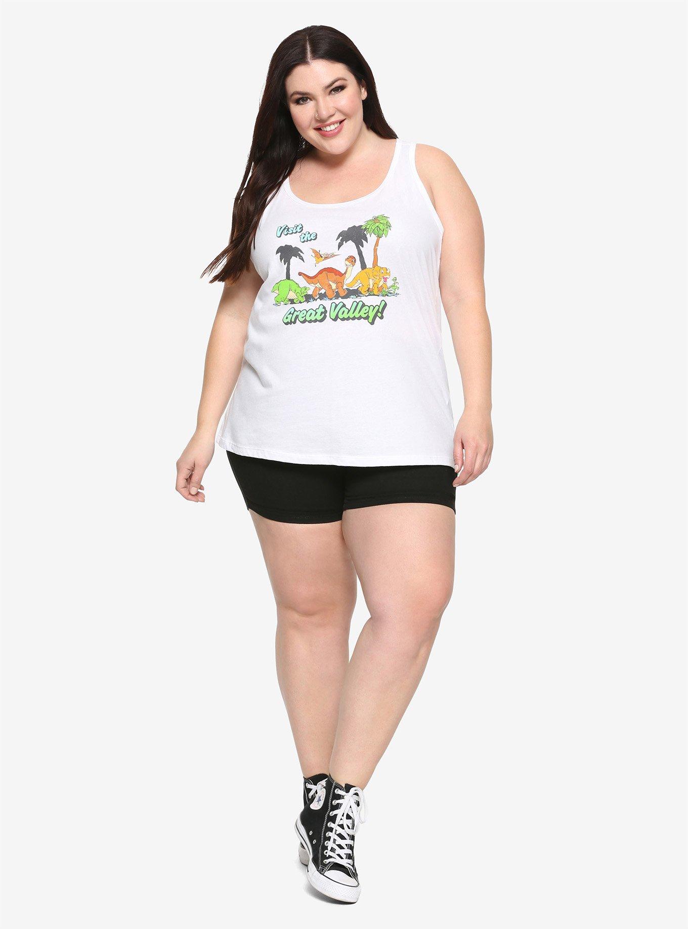 The Land Before Time Visit The Great Valley Girls Tank Top Plus Size, , alternate
