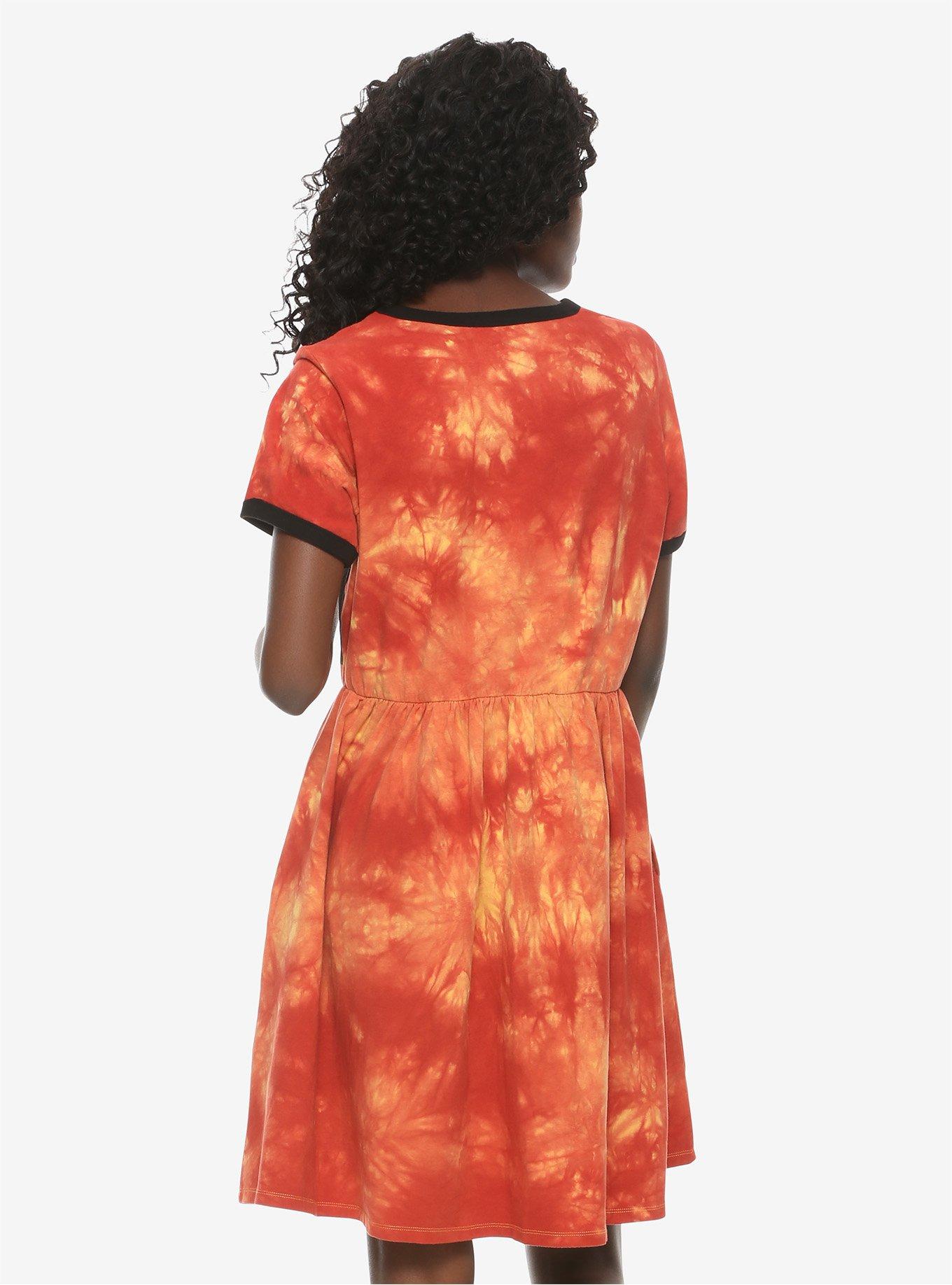 Disney The Lion King Tie-Dye Ringer Dress Plus Size, , alternate