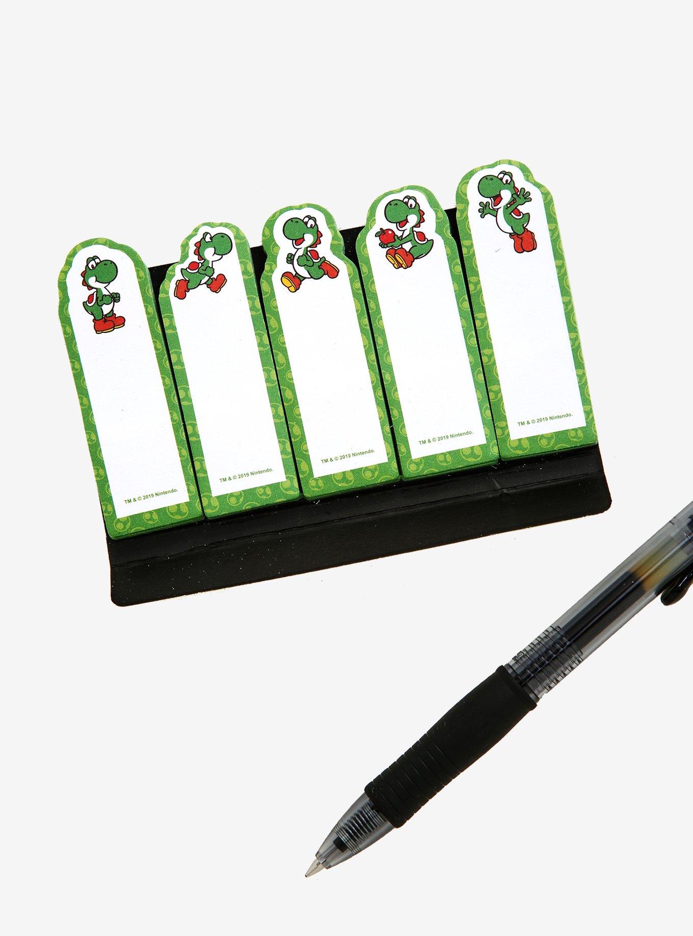 Nintendo Super Mario Bros. Yoshi Sticky Note Tabs - BoxLunch Exclusive ...