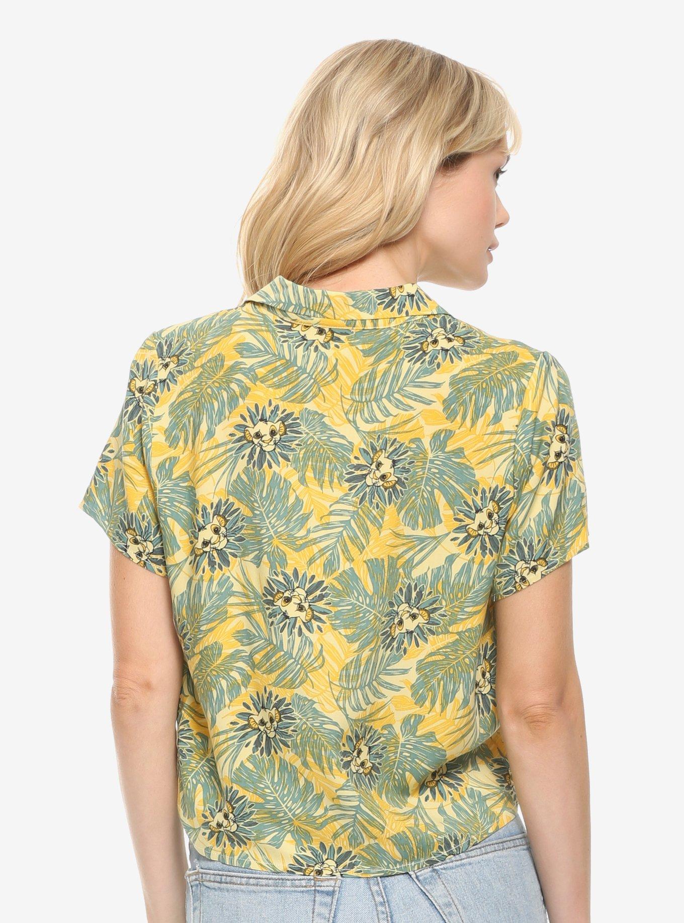 Disney The Lion King Women's Tie-Front Woven Top - BoxLunch Exclusive, , alternate