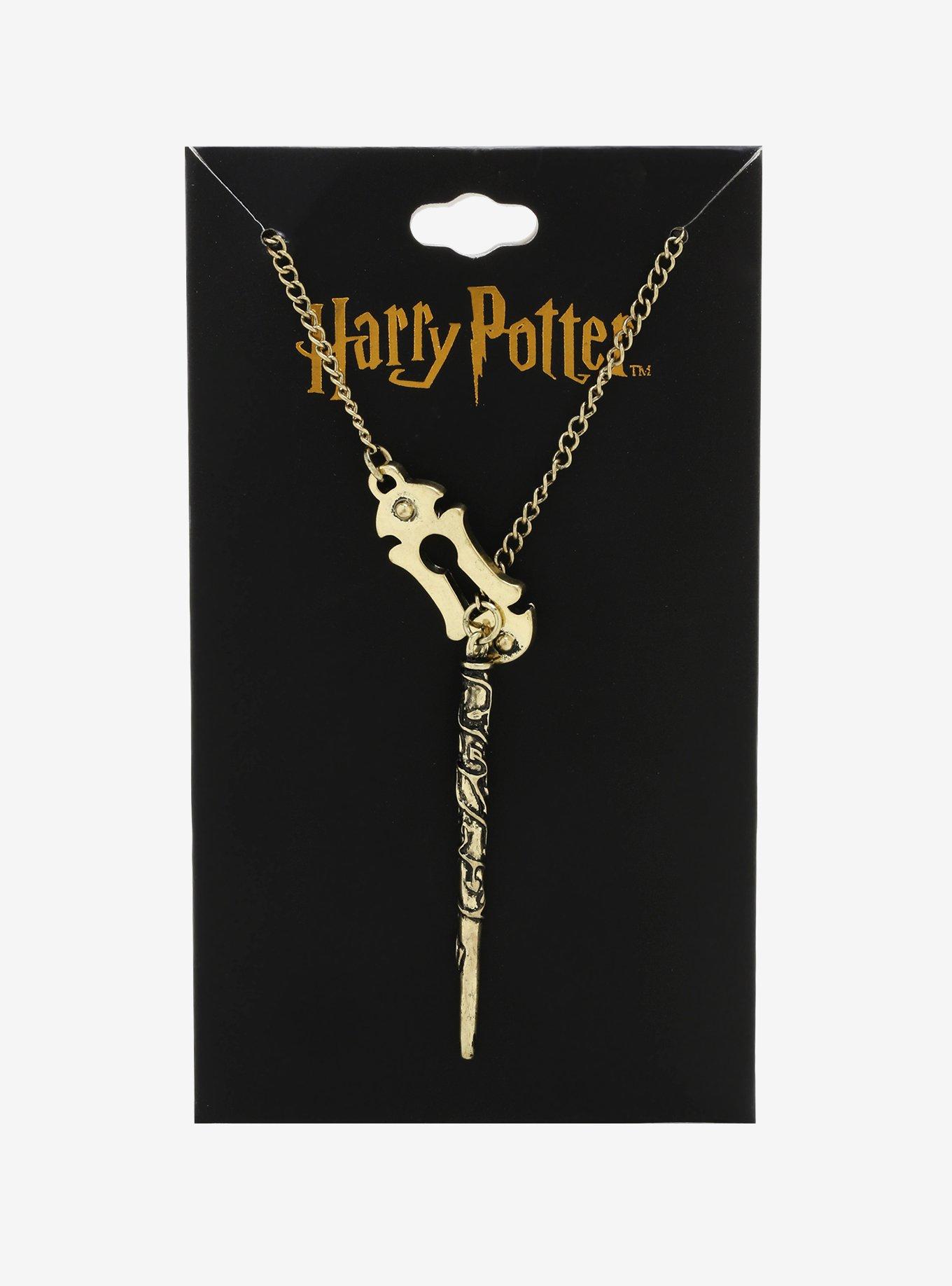 Harry Potter Alohamora Wand Necklace, , alternate