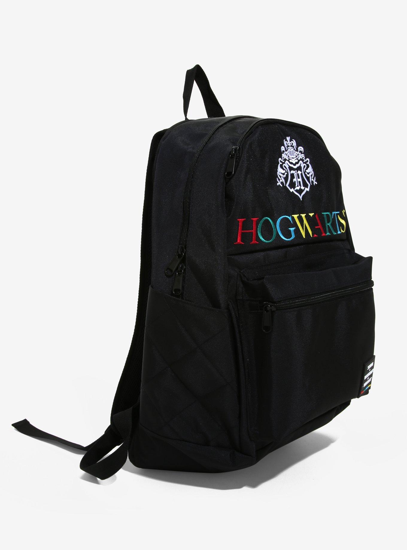 Harry Potter Hogwarts Multicolored Built-Up Backpack - BoxLunch Exclusive, , alternate