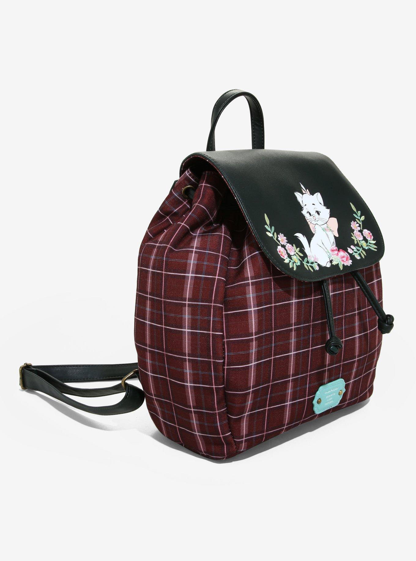 Loungefly Disney The Aristocats Plaid Rucksack - BoxLunch Exclusive, , alternate