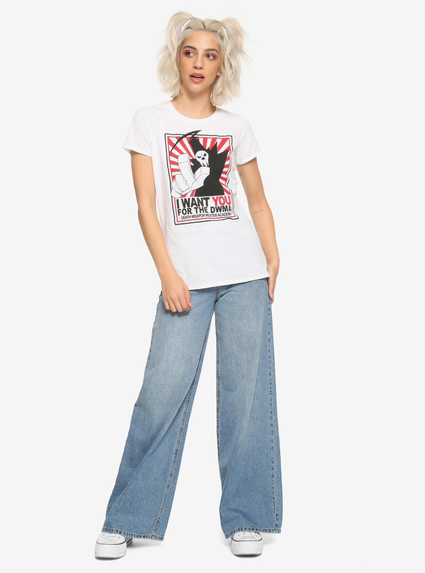 Soul Eater DWMA Recruitment Poster Girls T-Shirt, , alternate