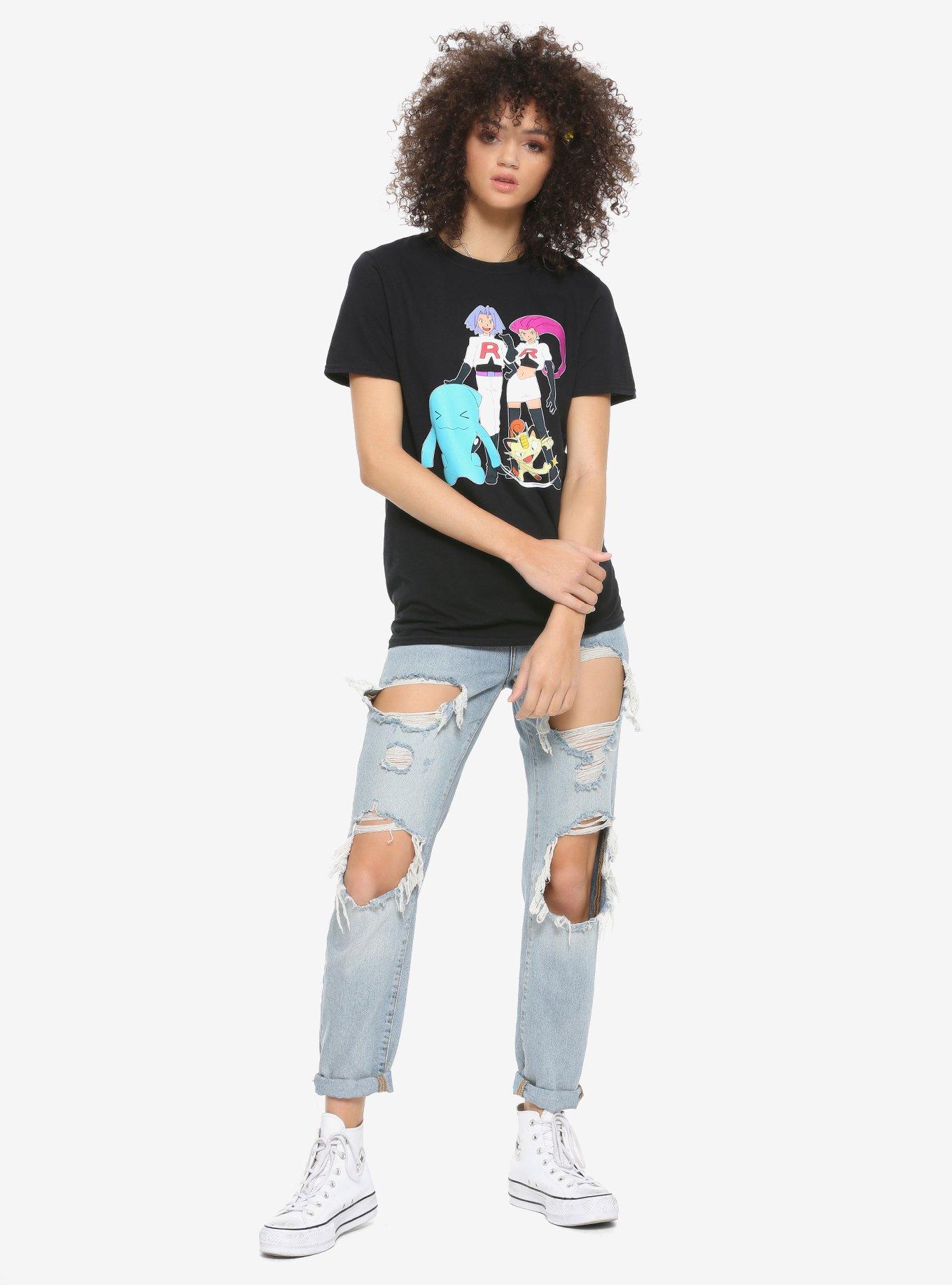 Pokemon Team Rocket Girls T-Shirt, , alternate