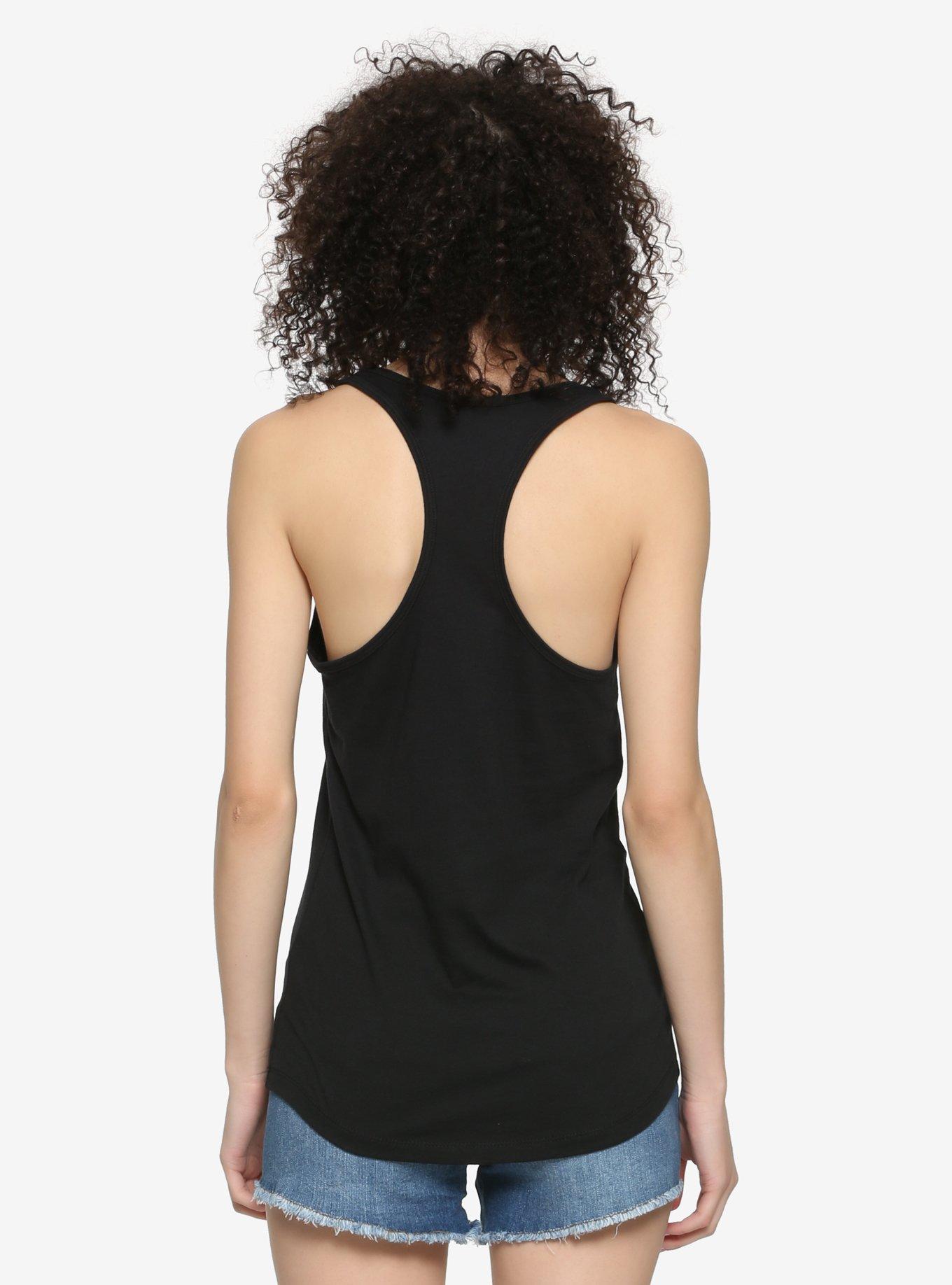 Coraline Doll Line Art Girls Tank Top, , alternate