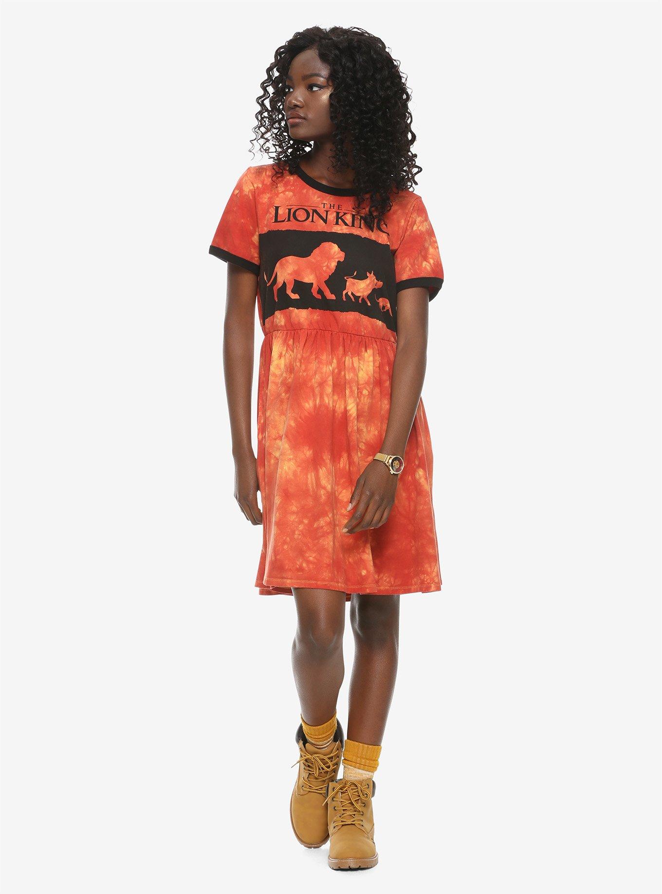 Her Universe Disney The Lion King Tie-Dye Ringer Dress, , alternate